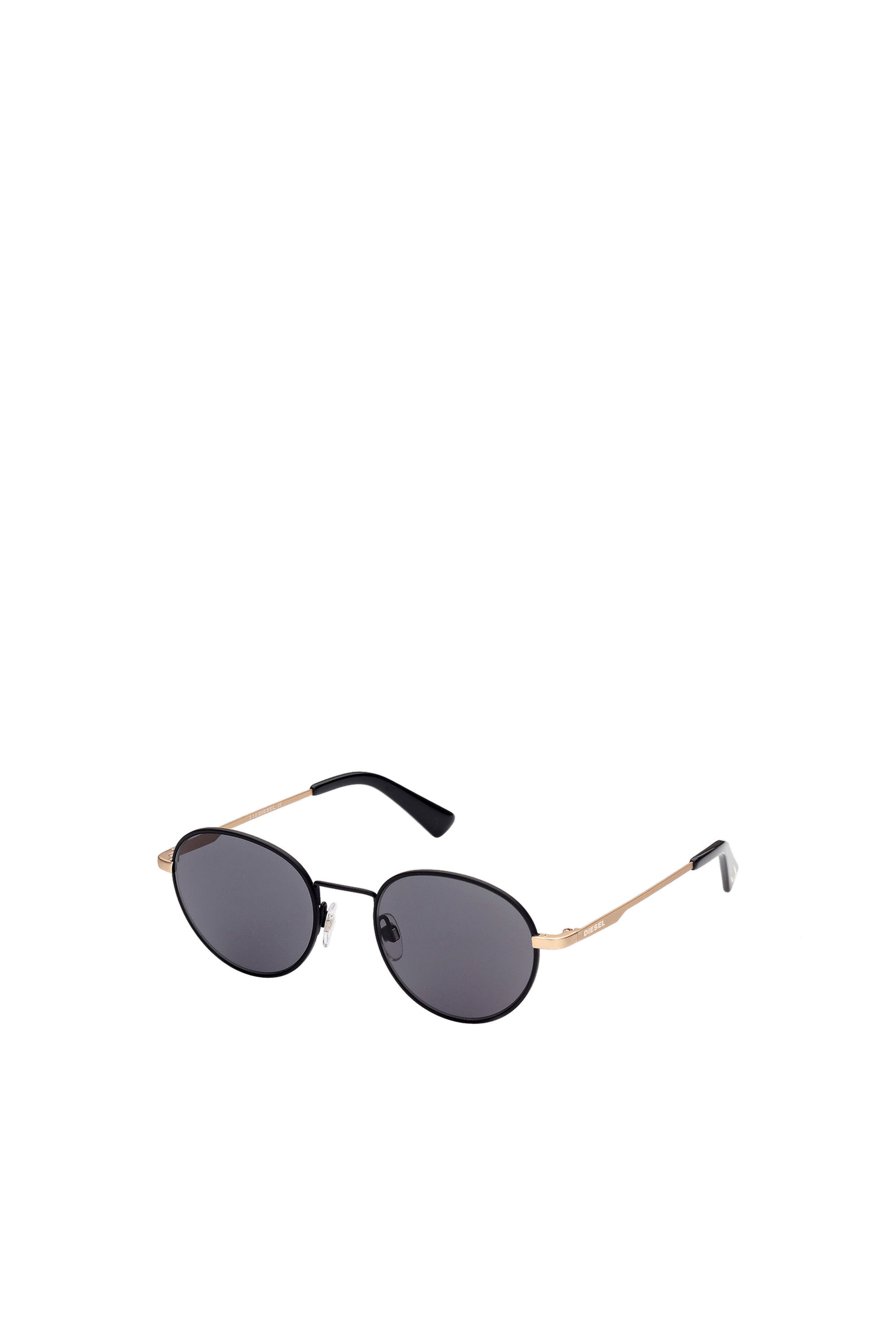 Diesel - DL0290, Occhiali leggeri con lenti cosmetiche Unisex in Nero - 2