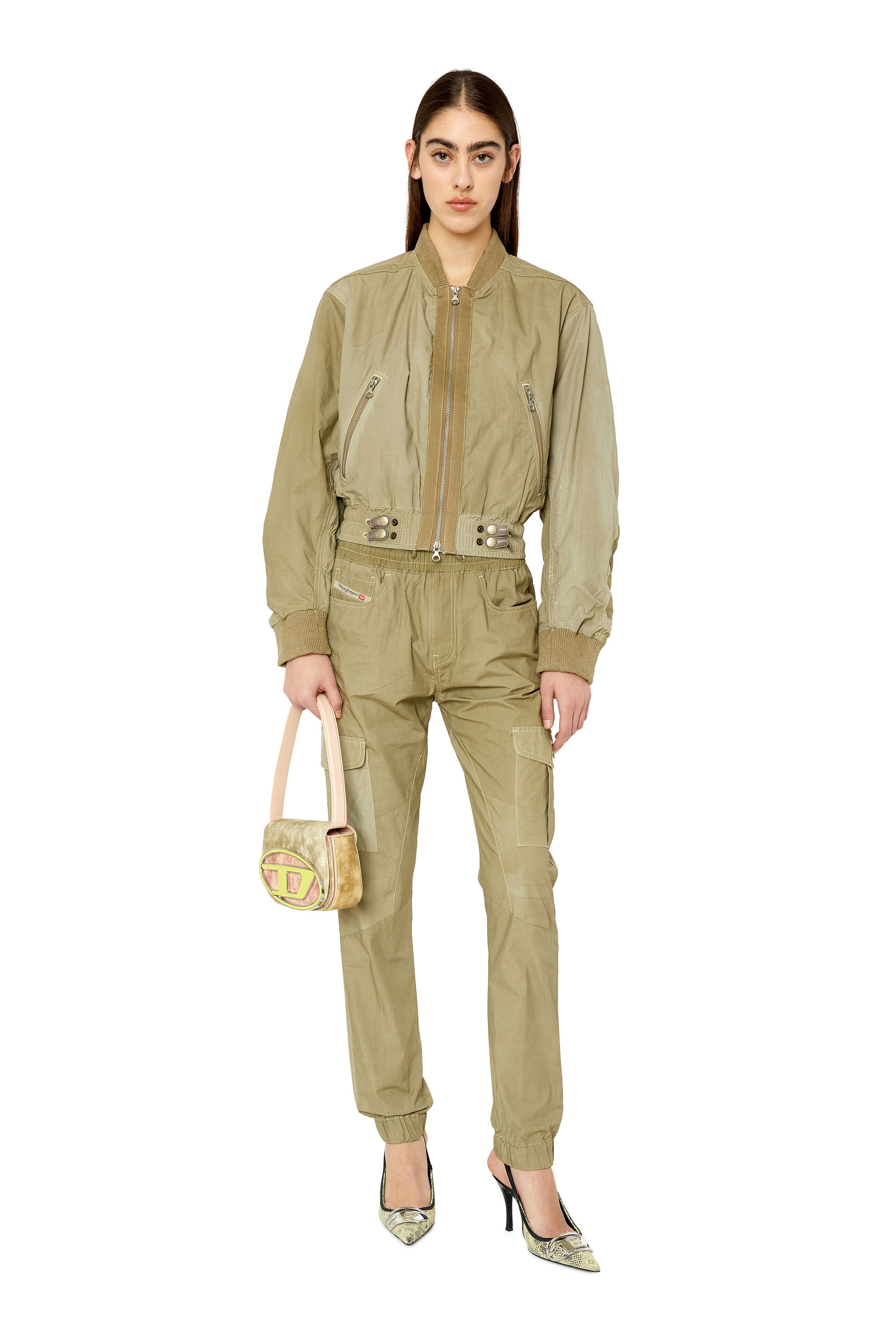 Diesel - P-URSULA-CHALK, Verde Militare - Image 1