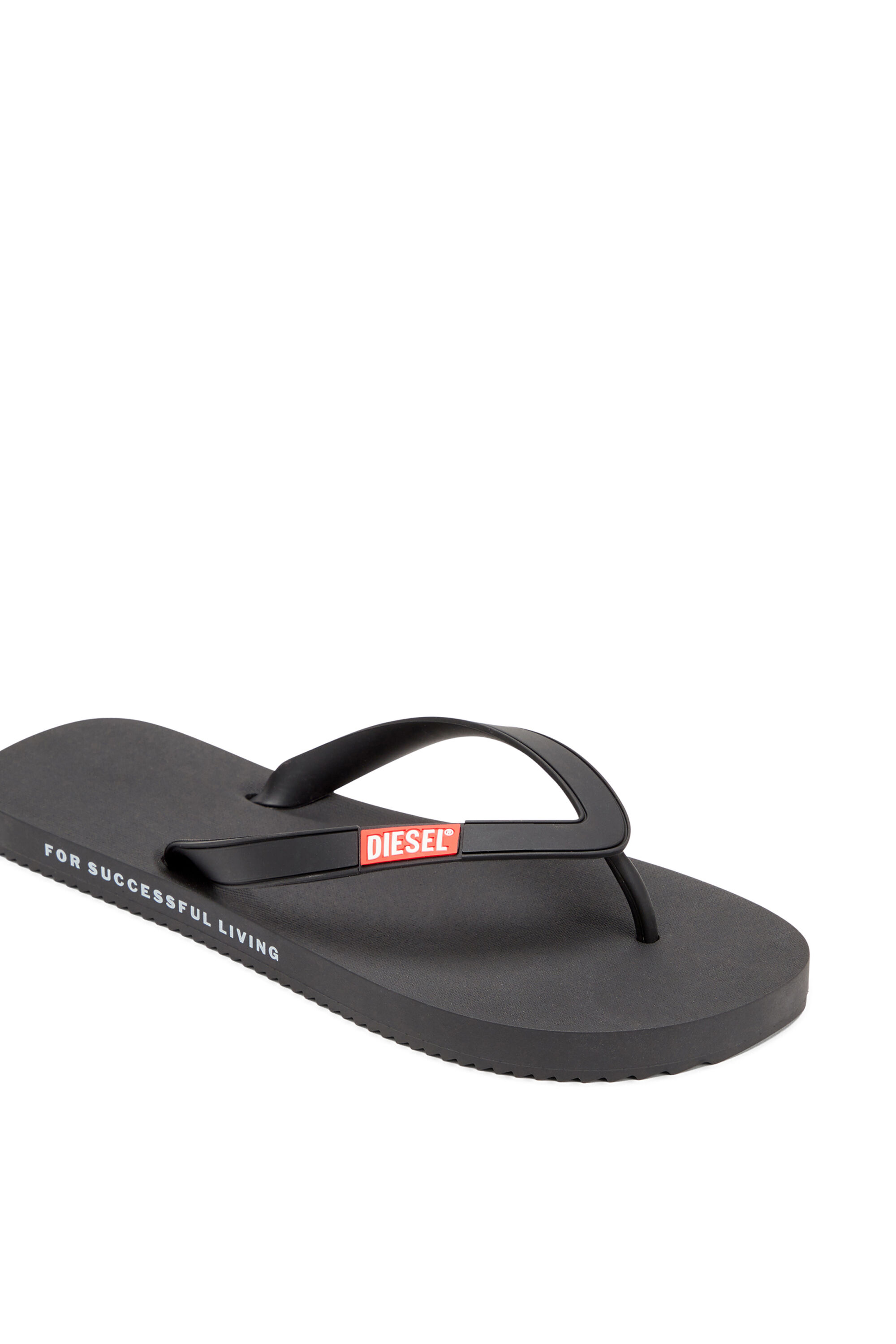 Diesel - SA-RIO, Sa-Rio-Infradito in gomma Uomo in Nero - 6
