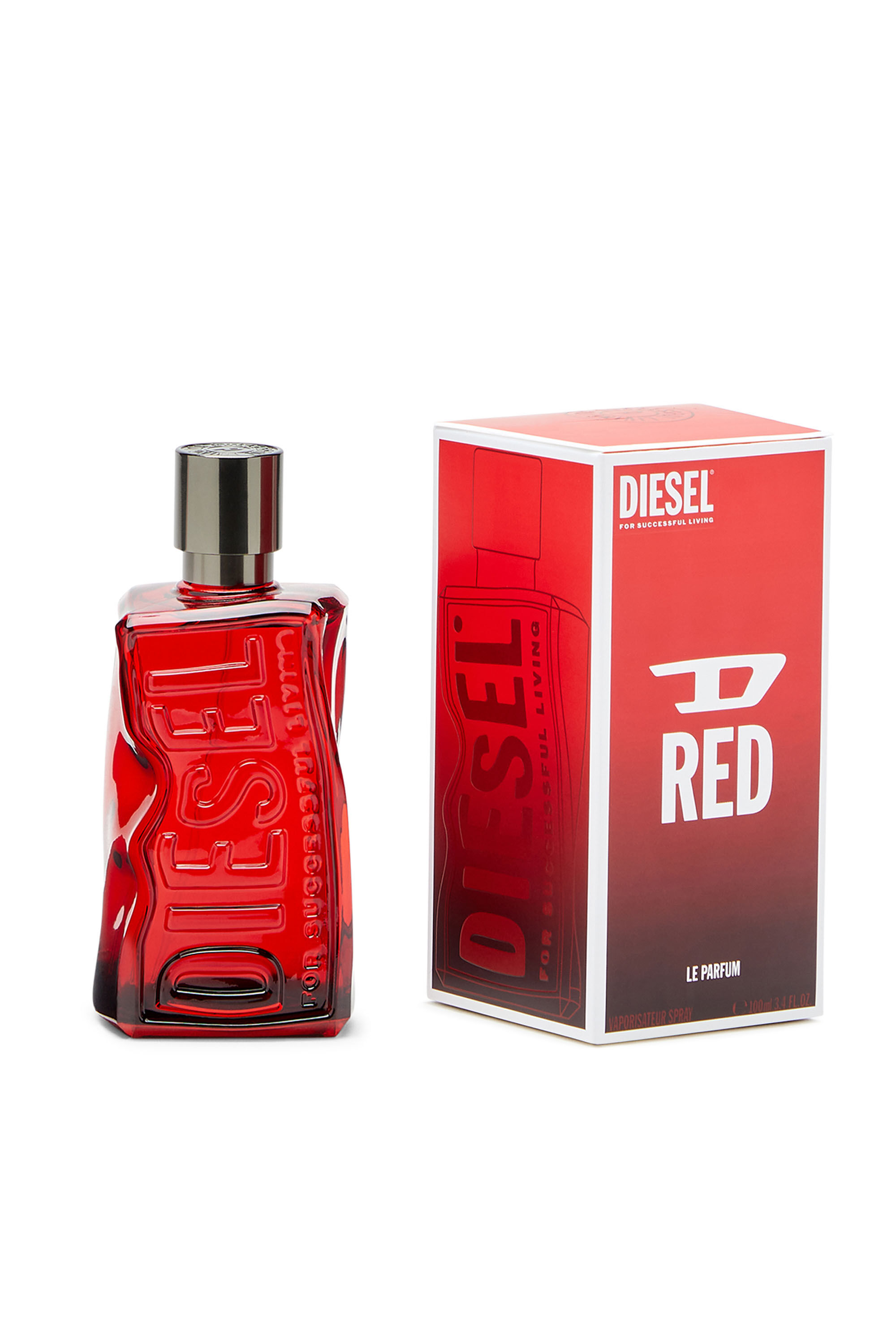 Diesel - LF123200 D RED EAU DE PARFUM INTENSE 100ML, D RED Le Parfum  100ml Uomo in Rosso - 3