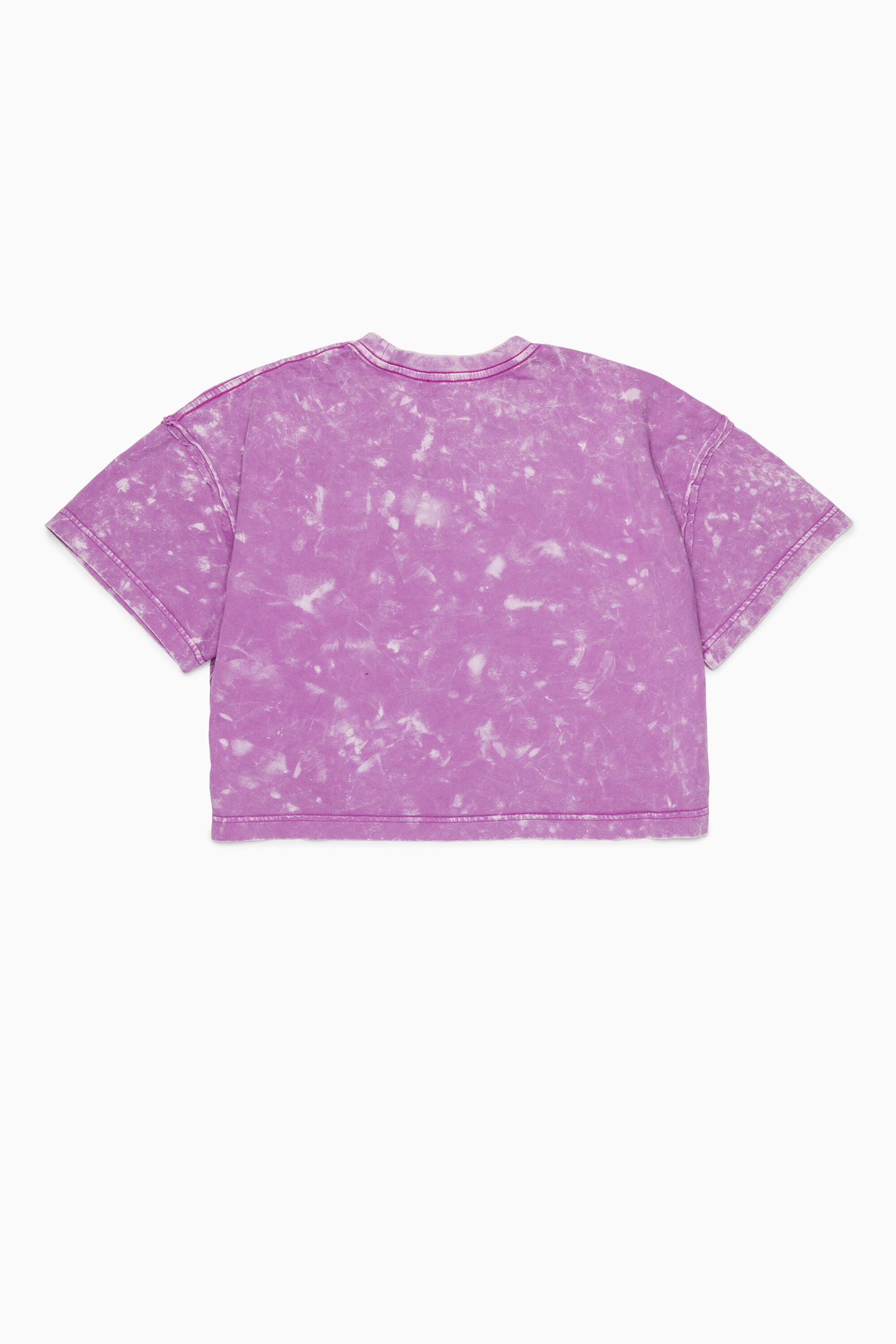Diesel - TLOXY, Woman's Cropped T-shirt with tie-dye effect in Violet - 2