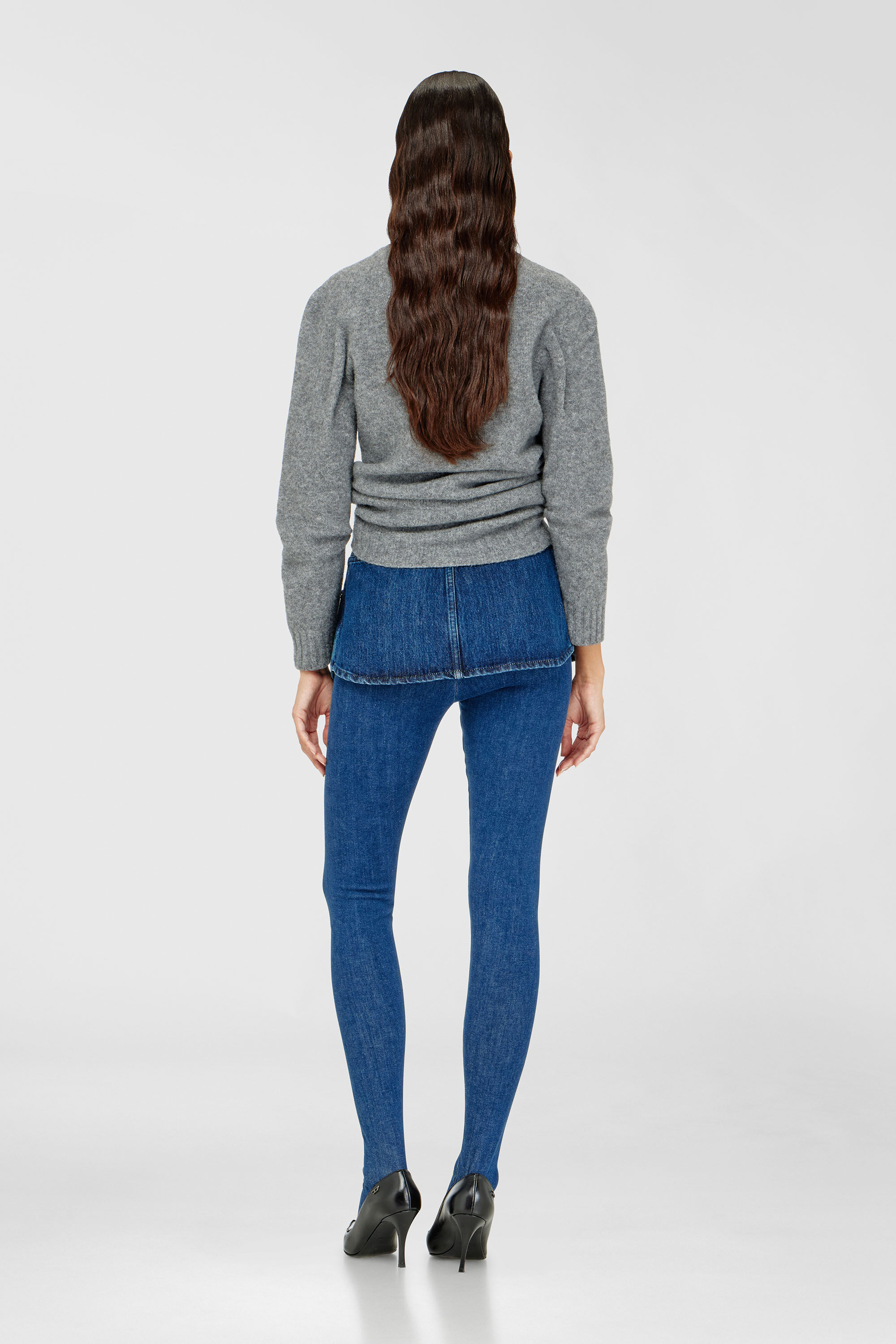 Diesel - Skinny Jeans D-Spika 09R31 Donna, Blu Scuro - Image 3