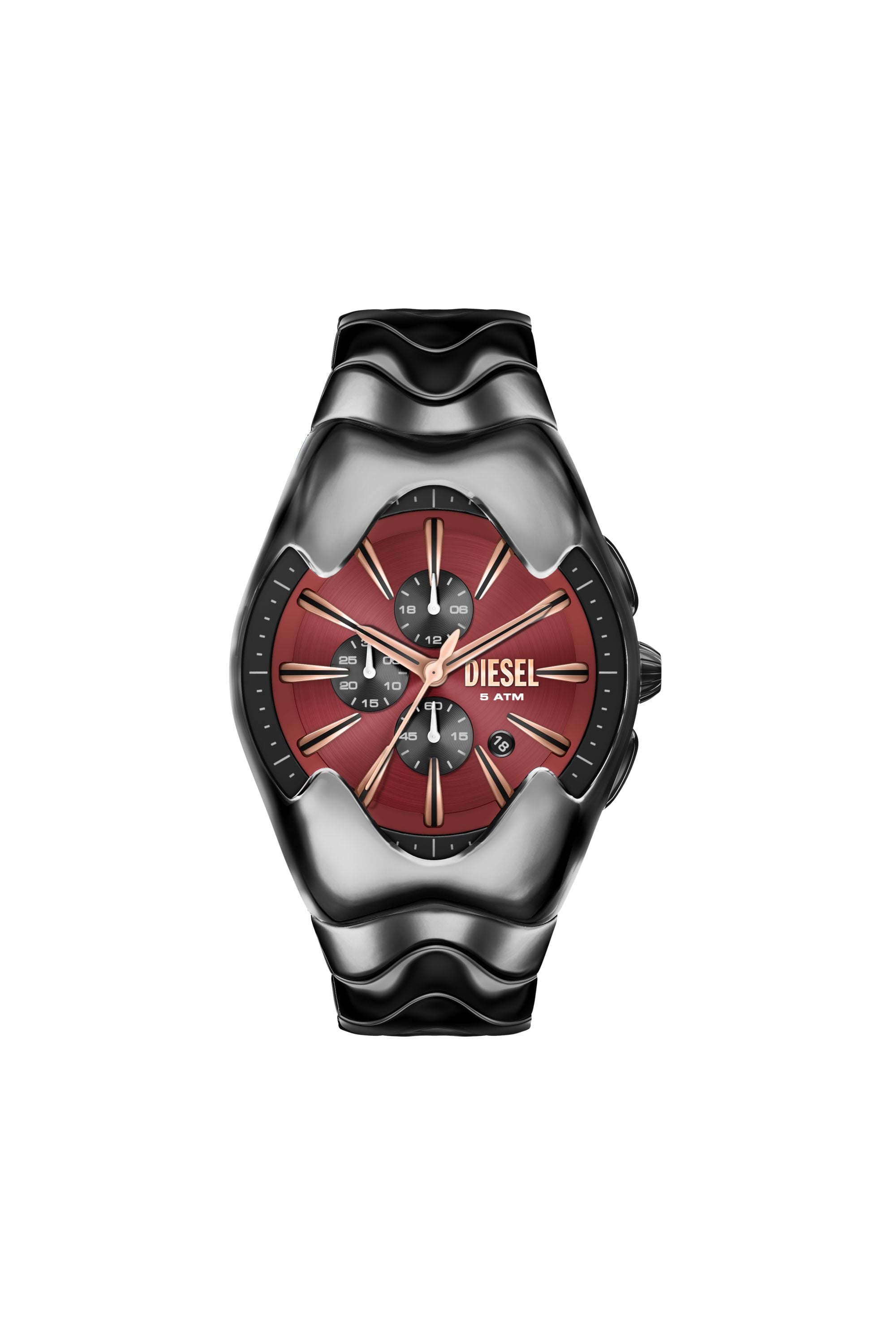 Diesel - DZ4713 WATCH, Orologio Mercurial in acciaio inox gunmetal Uomo in Nero - 1