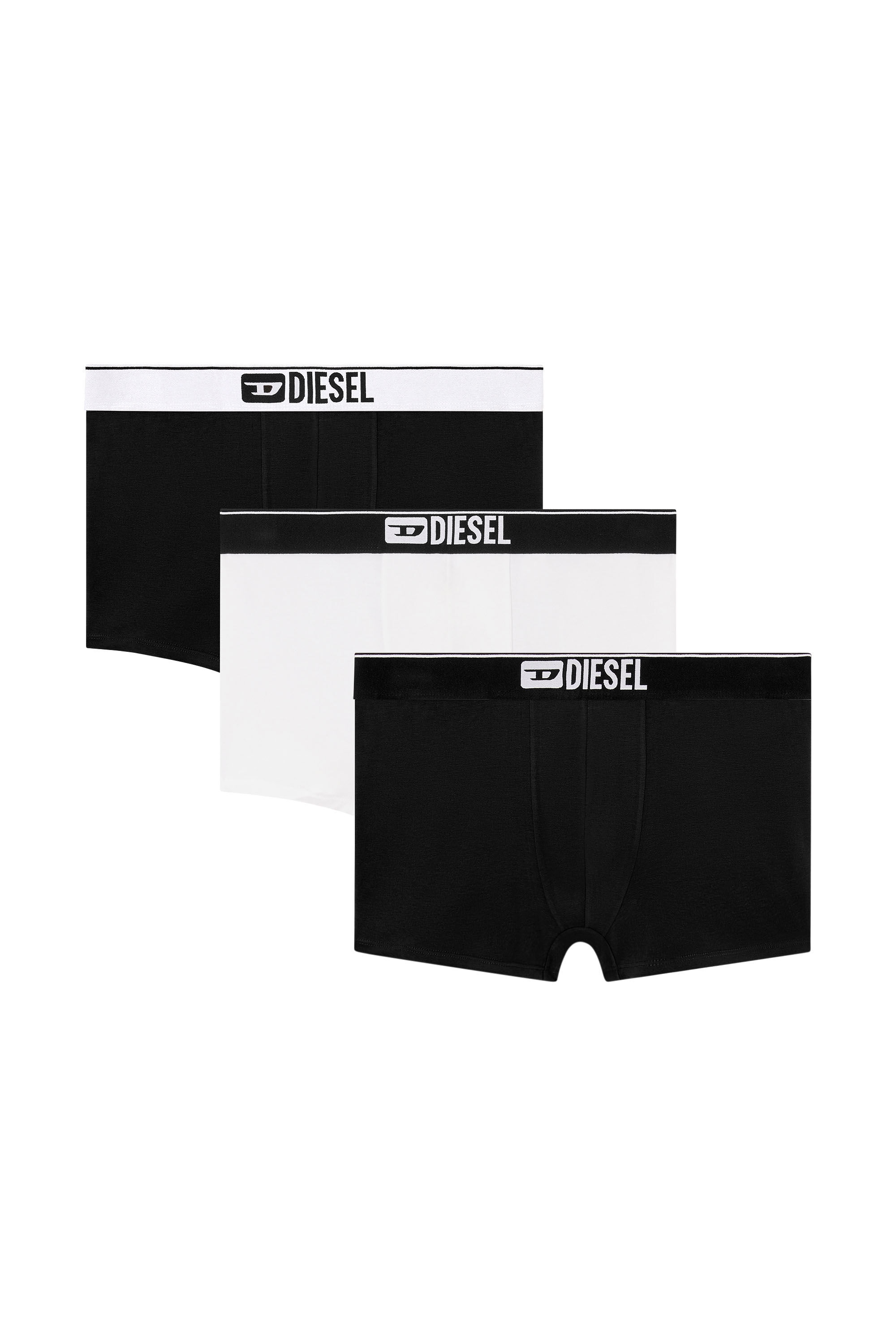Diesel - UMBX-DAMIENTHREEPACK, Set di tre boxer tinta unita Uomo in Multicolor - 2