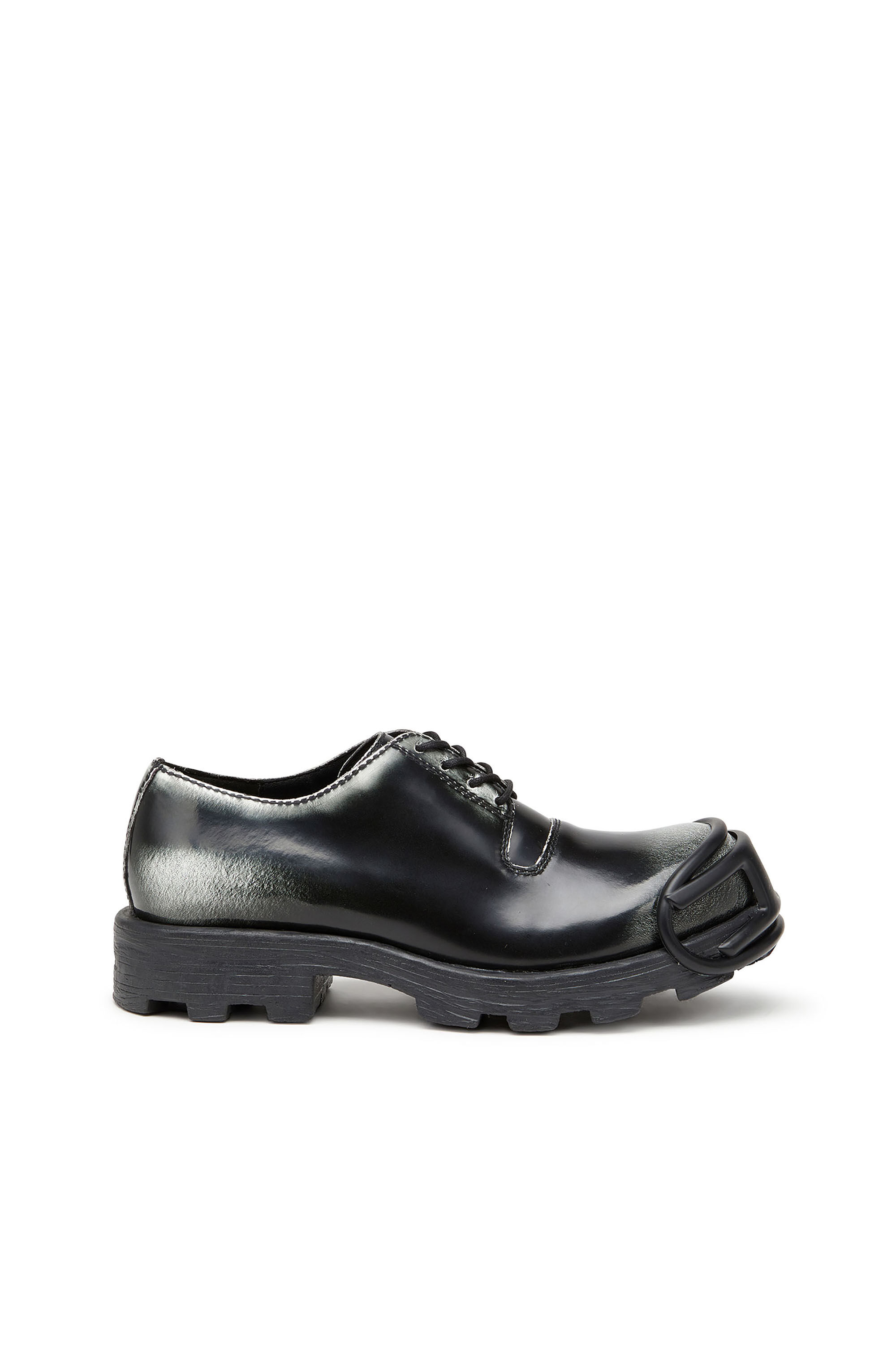 Diesel - D-HAMMER SO D, D-Hammer-Scarpa Derby in pelle lucida bicolore Uomo in Multicolor - 1