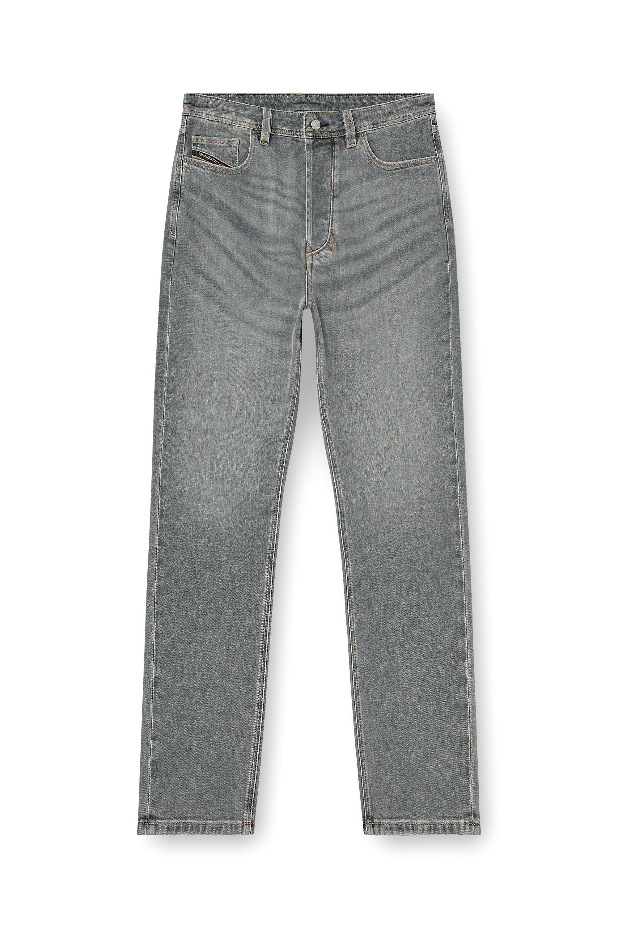 Diesel - Regular Jeans 1986 Larkee-Beex 0KBBI Uomo, Grigio - Image 6