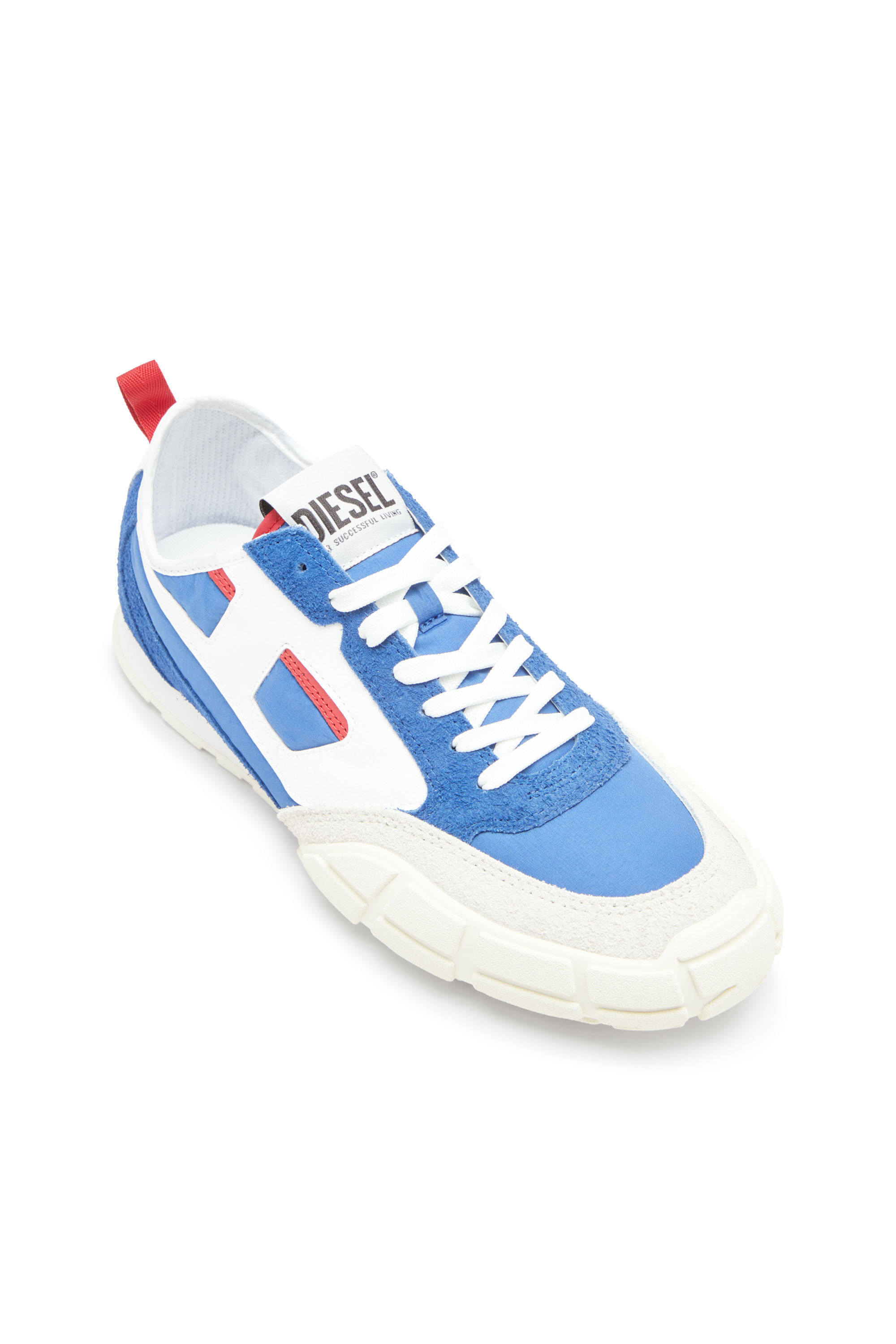 Diesel - S-PAGODHA LOW, Sneaker in pelle, suede e ripstop Uomo in ToBeDefined - 6