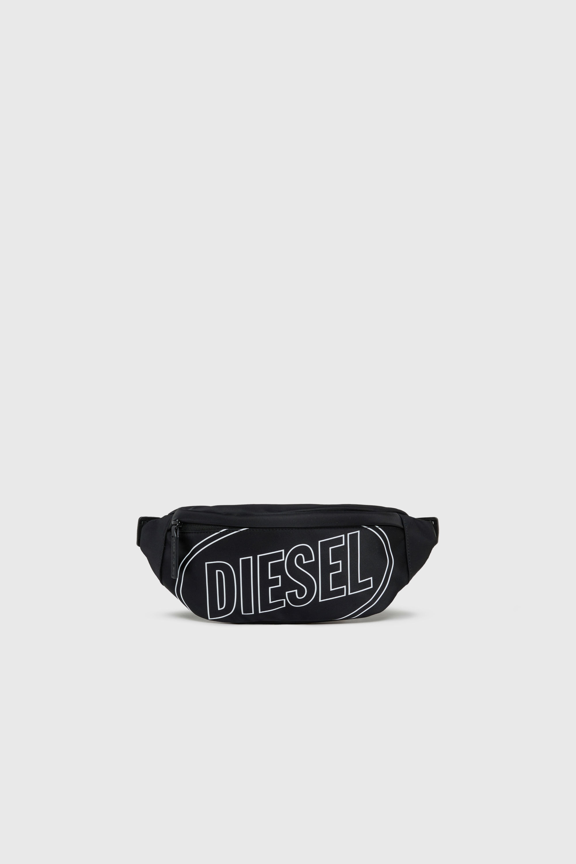Diesel - WCIRY, WCIRY - Marsupio in nylon con stampa logo Uomo in Nero - 1