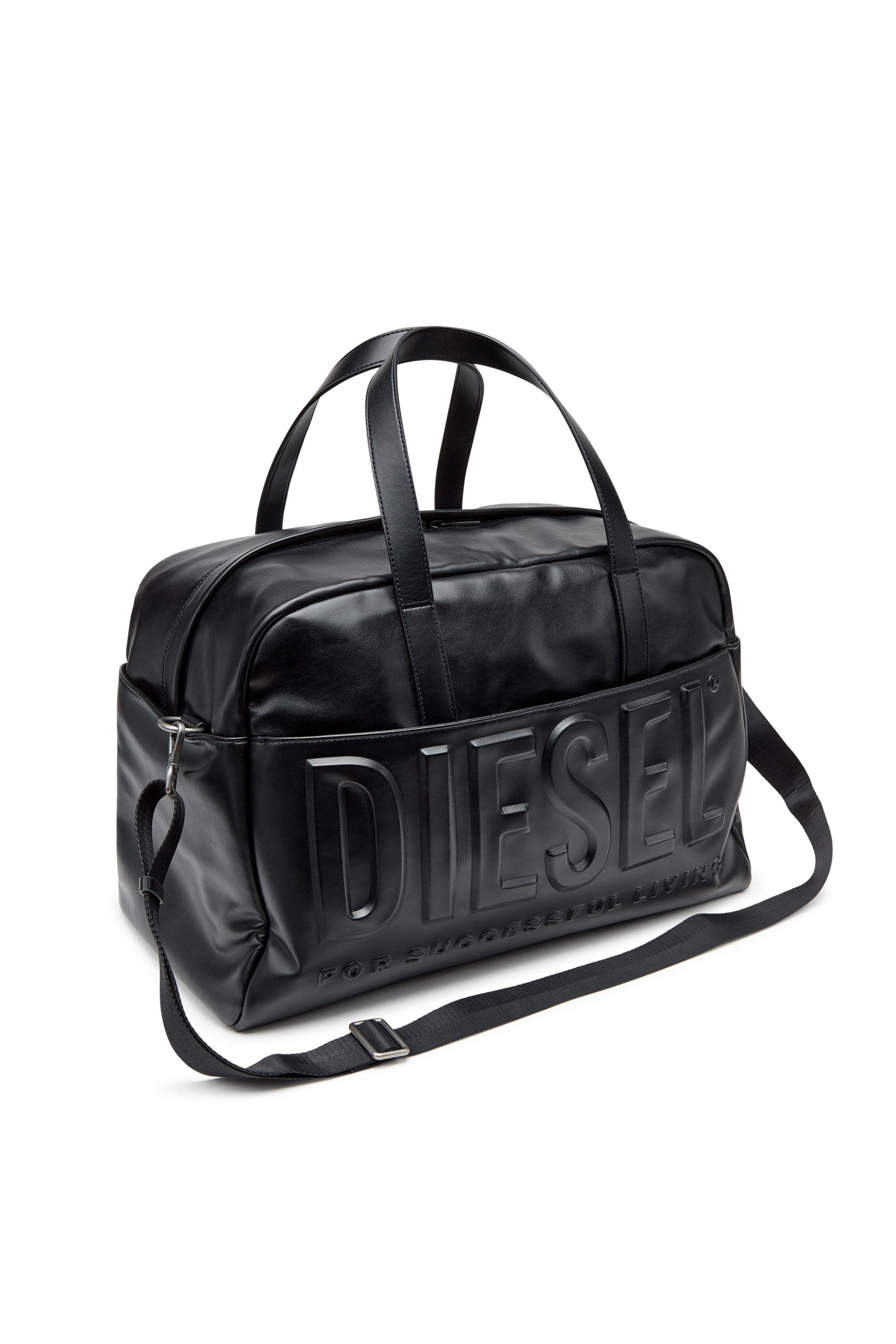 Dsl 3D L-Borsone con maxi logo 3D Uomo | Nero | Diesel