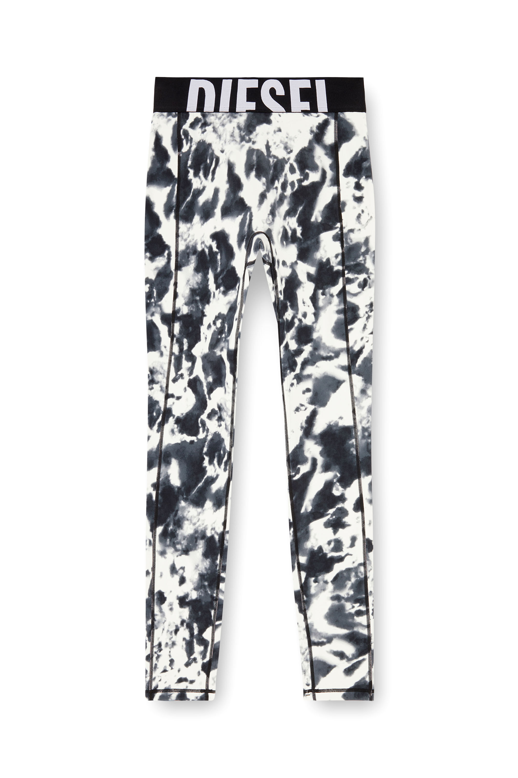 Diesel - ADELINE-D-POP, Leggings in microfibra stampata Donna in Multicolor - 2