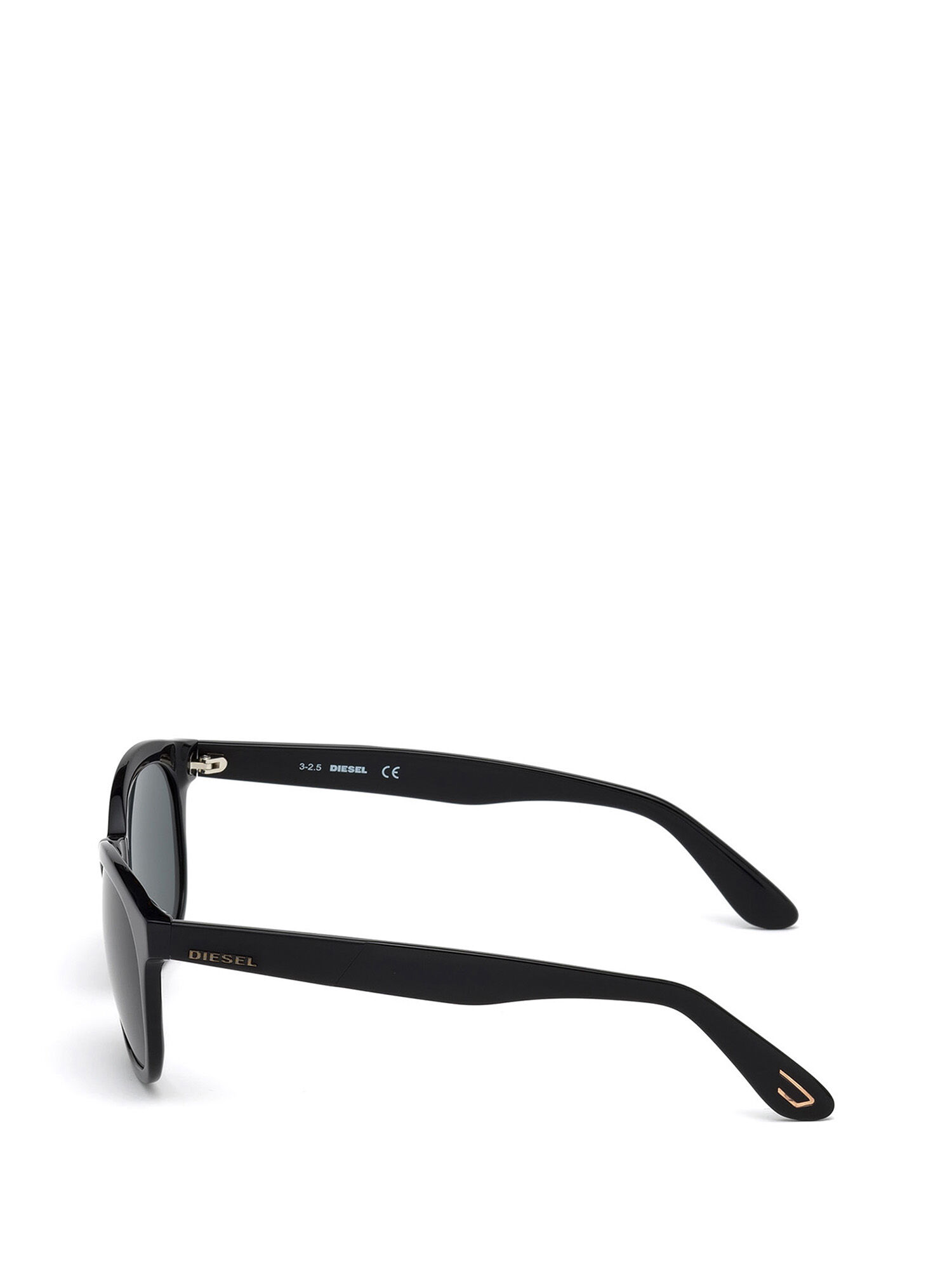 Diesel - DM0190, Occhiali con superfici lucide e opache Donna in Nero - 3