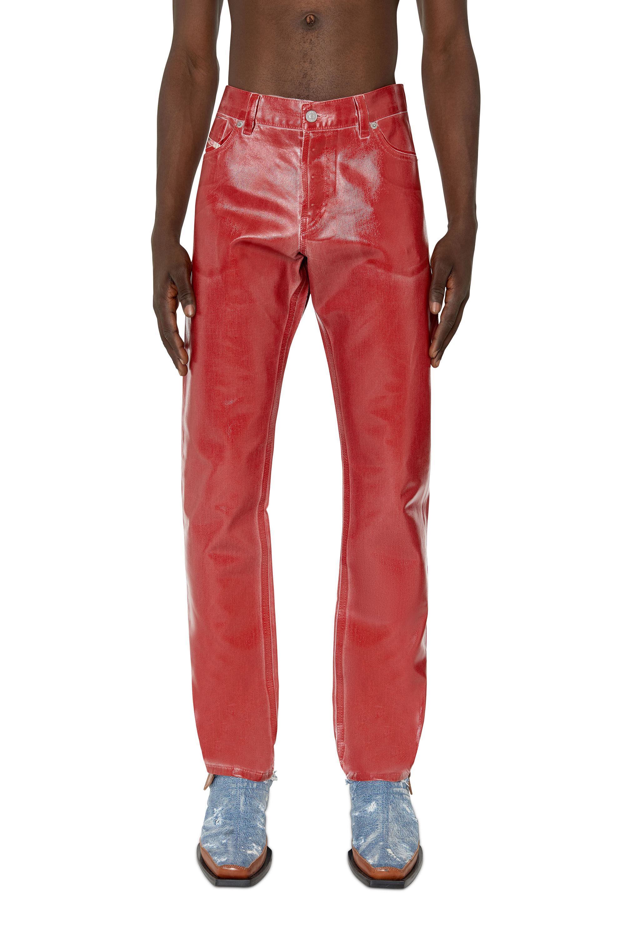 Diesel - 1995 D-SARK 09E50 Straight Jeans, Rosso - Image 3