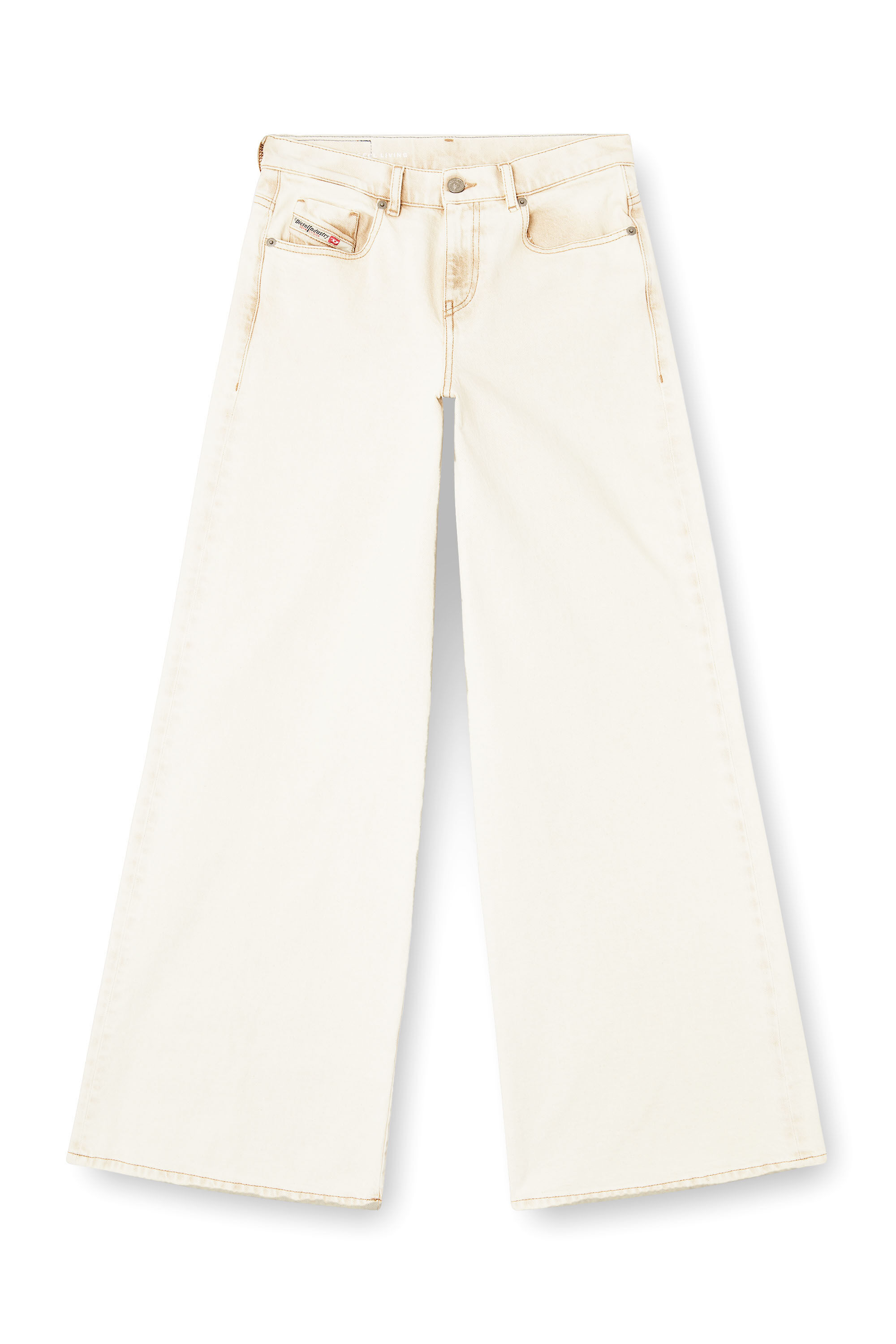 Diesel - Flare Jeans 1978 D-Akemi 09M70 Donna, Bianco - Image 2