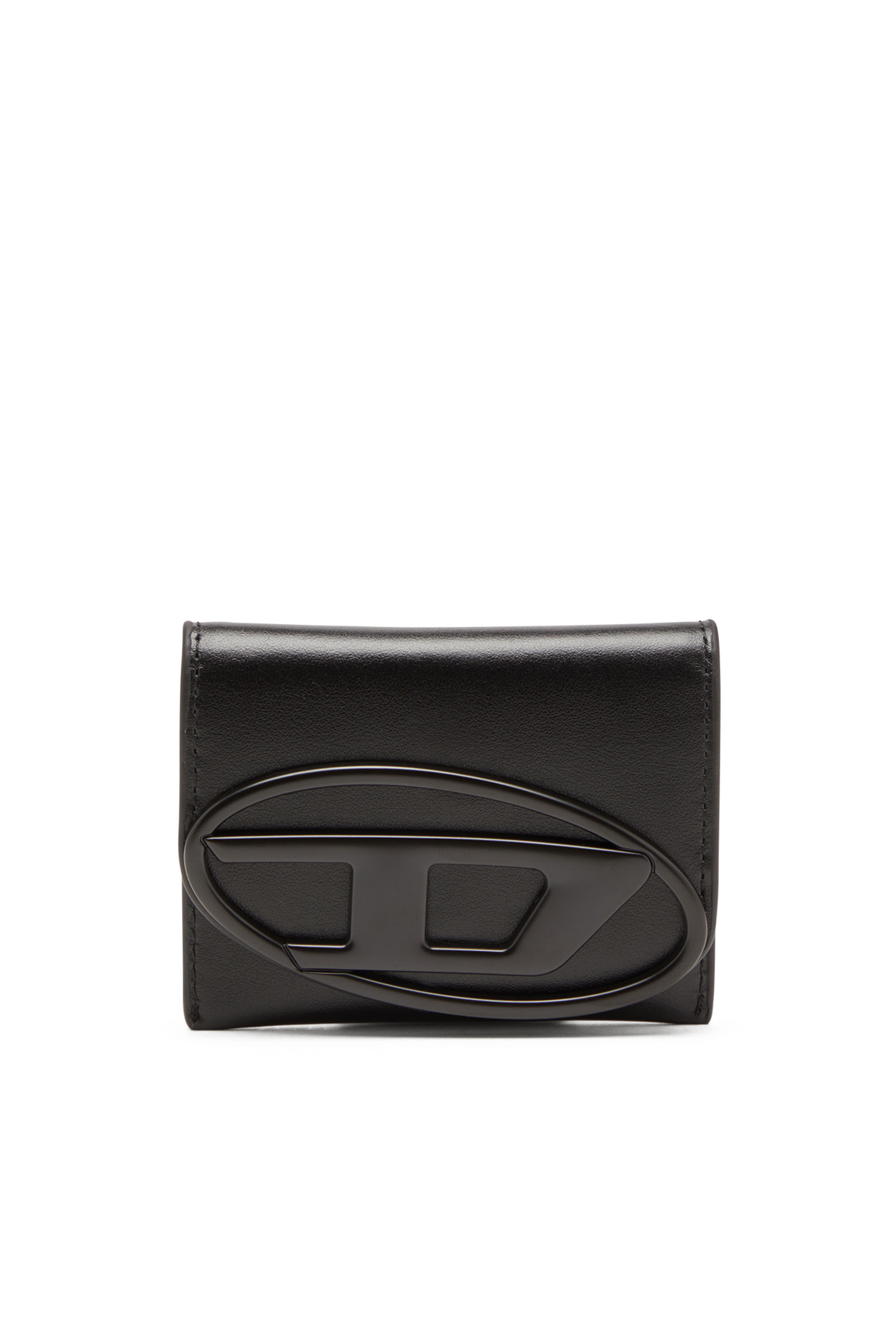 Diesel - HOLI-D CARD HOLDER S, Portacarte a libro in neoprene doppio Unisex in Nero - 1