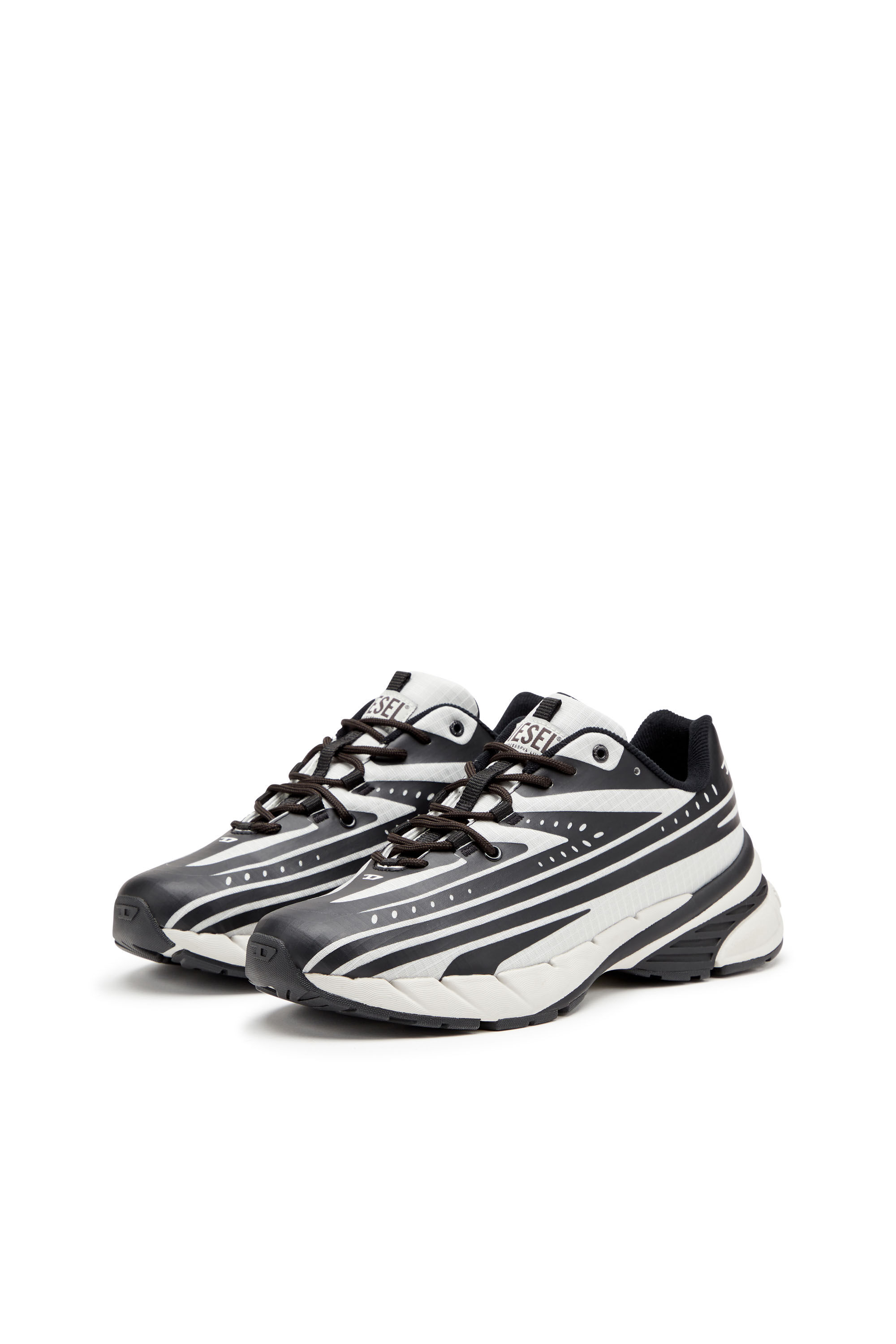 Diesel - D-AIRSPEED LOW, D-Airspeed Low-Sneaker a righe in ripstop coated Uomo in Multicolor - 8