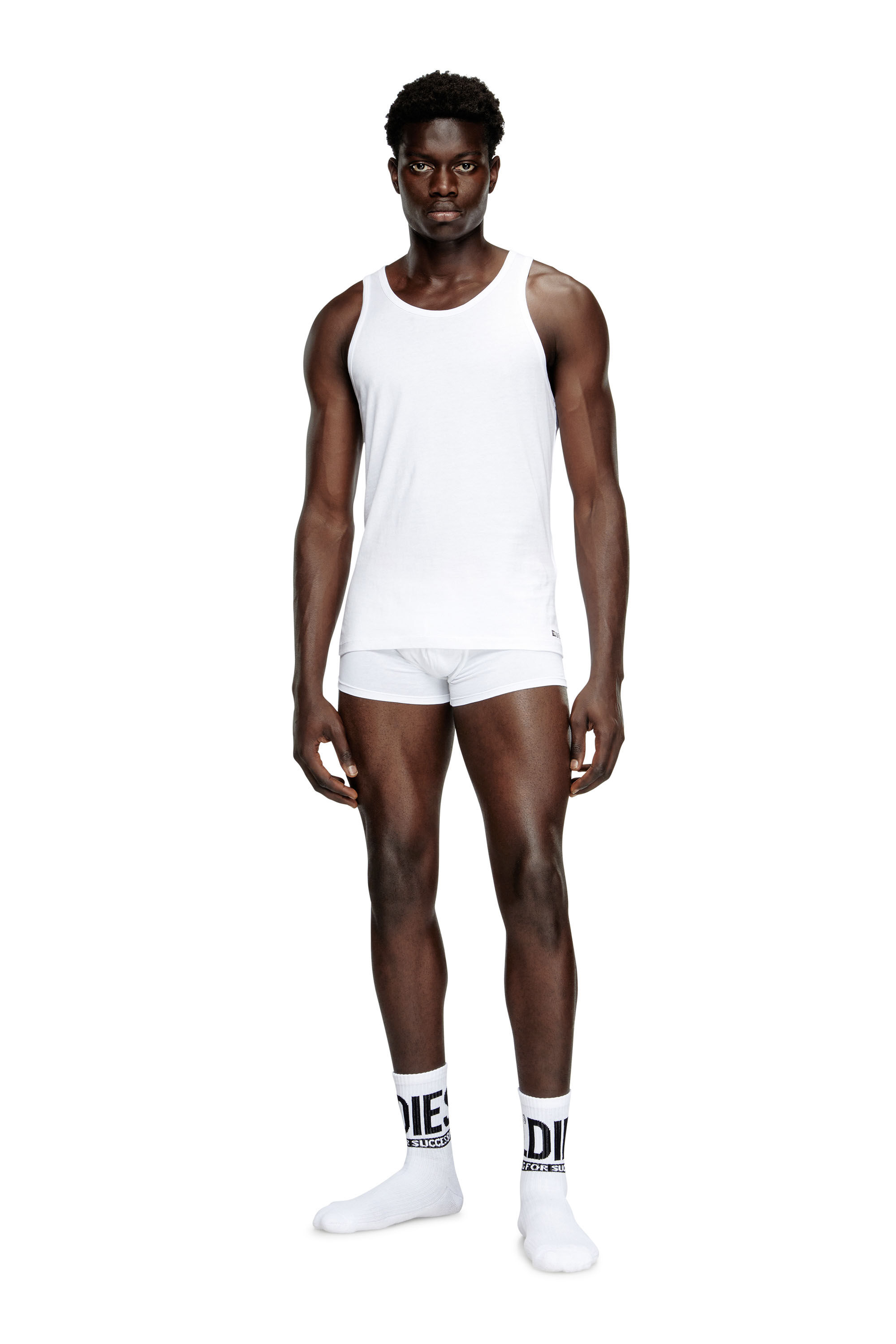Diesel - WALTY-D-BOX-2PACK, Set da due canotte in cotone Uomo in Bianco - 1