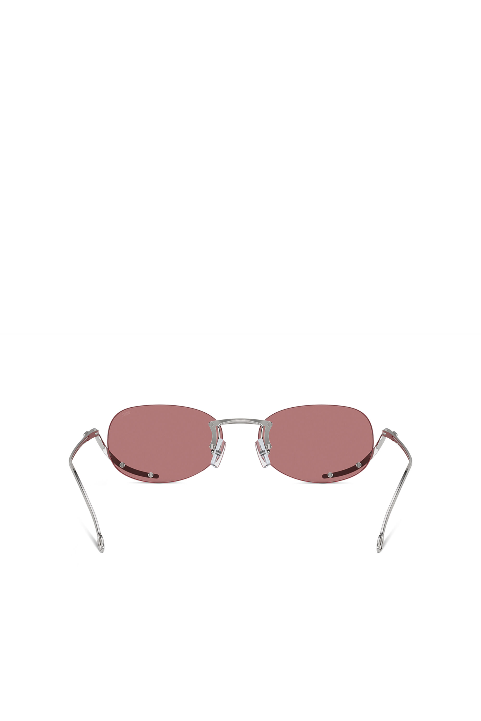 Diesel - 0DL1004, Occhiali da sole ovali Unisex in Rosa - 3