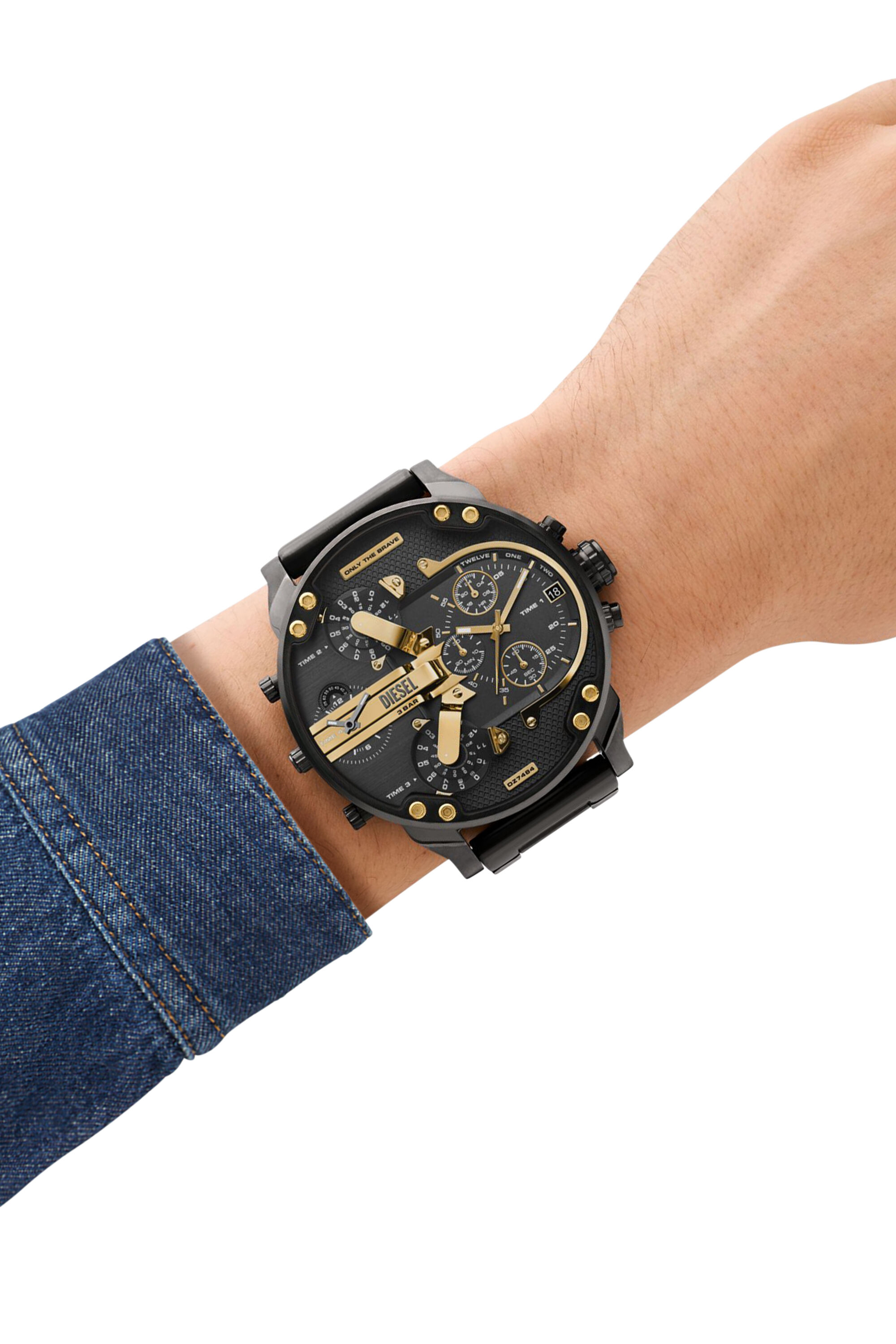 Diesel - DZ7484, Orologio Mr. Daddy in acciaio inossidabile bicolore Uomo in Grigio - 4