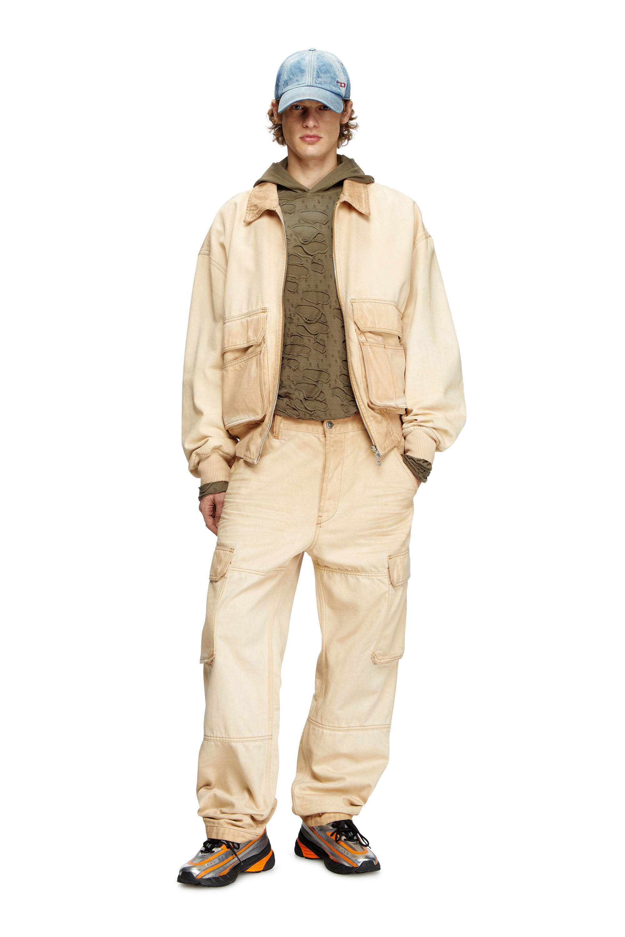 Diesel - Regular Jeans D-Uty 09L26 Uomo, Beige - Image 1