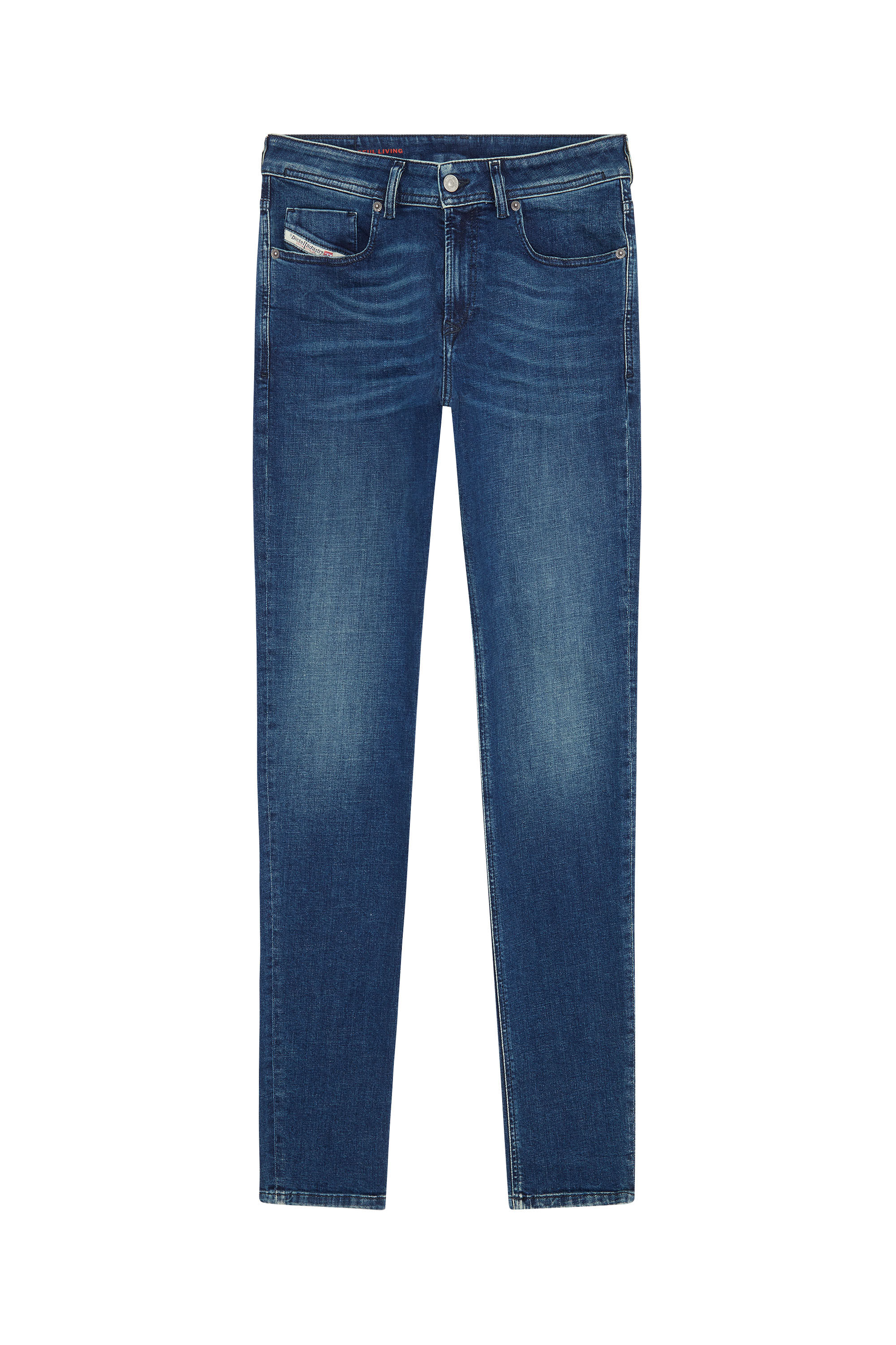 Diesel - 1979 Sleenker 09F38 Skinny Jeans, Blu medio - Image 2