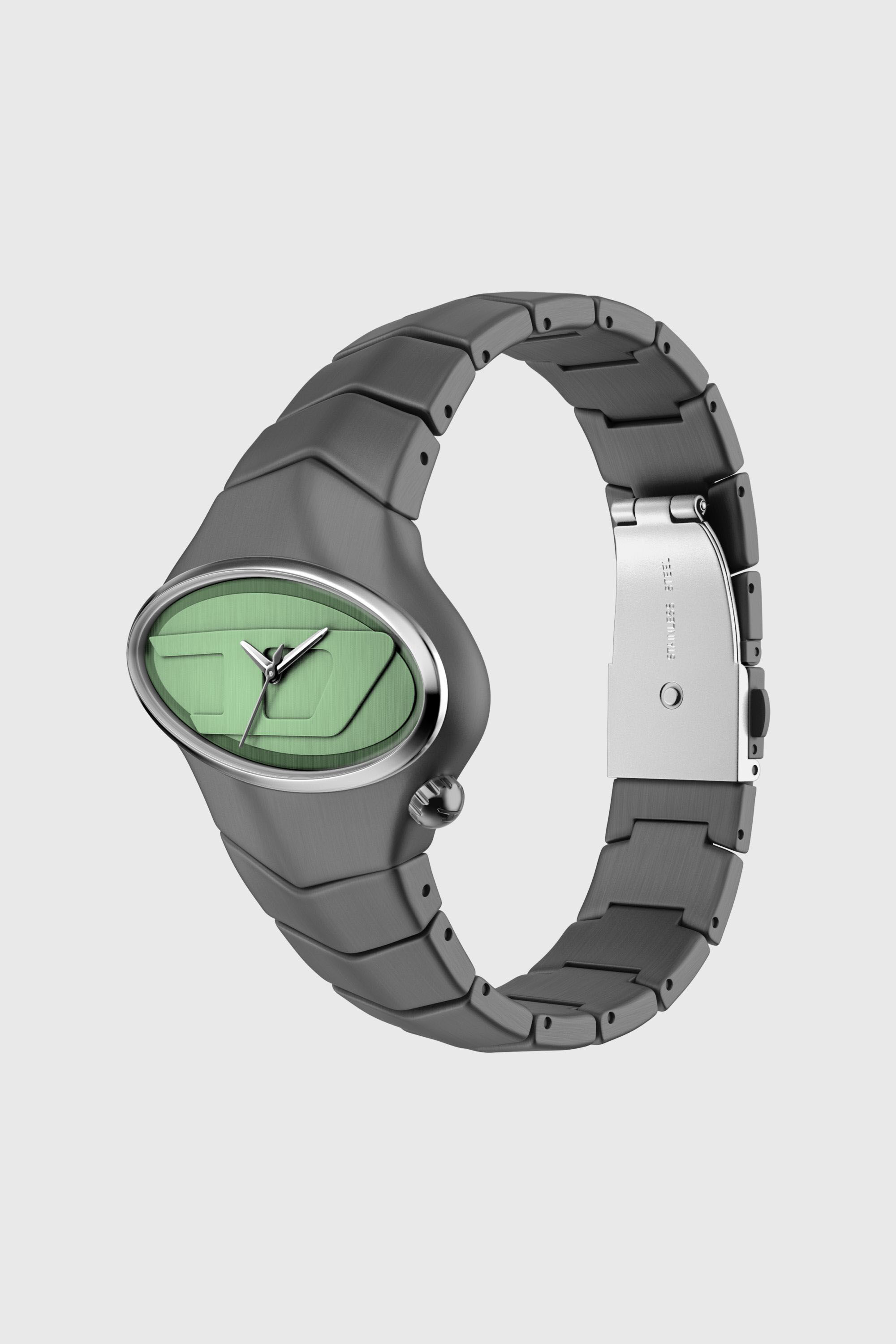 Diesel - DZ2241 WATCH, Orologio D-Rush in acciaio gunmetal Uomo in Grigio - 7