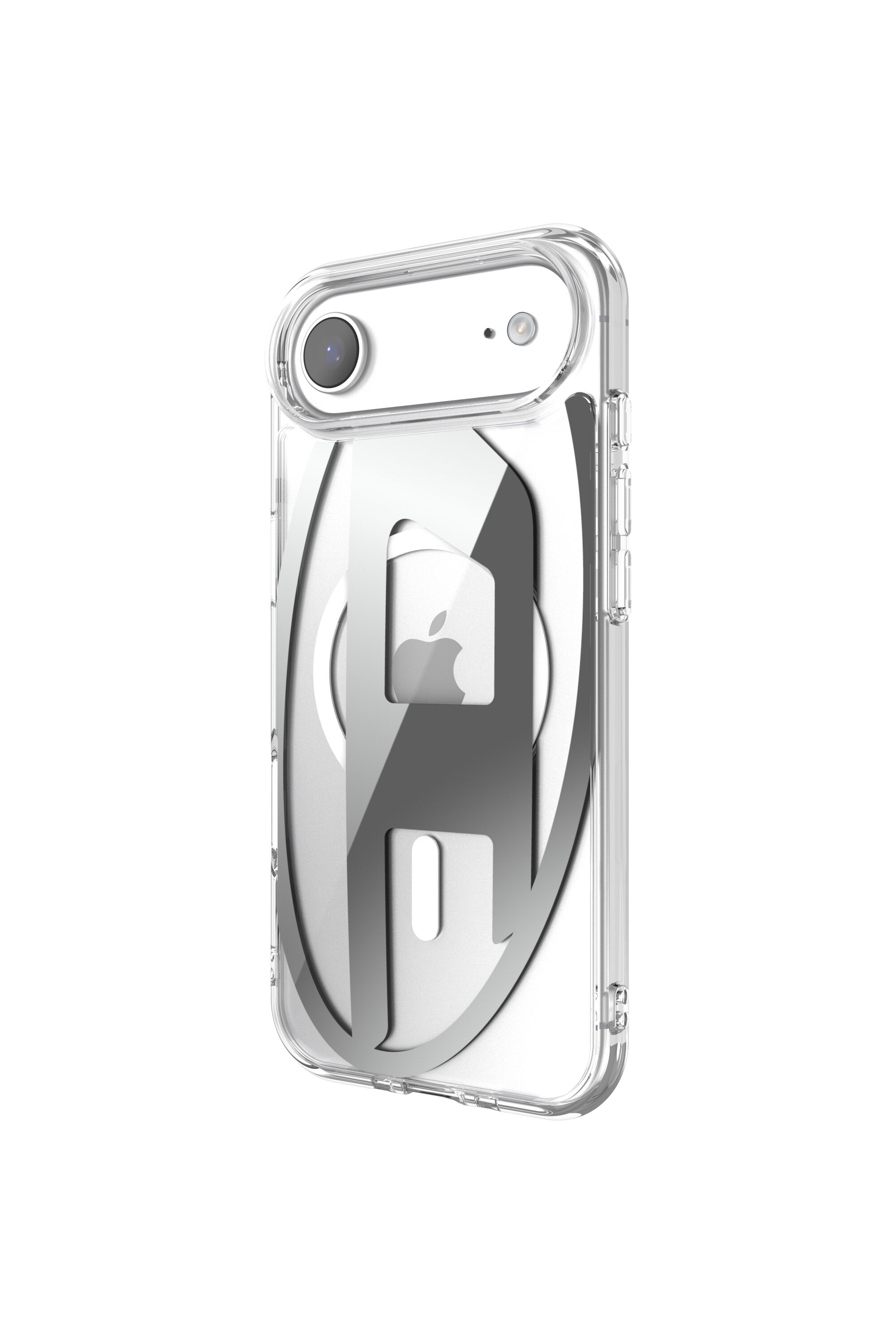 Diesel - 60412 AOP CASE, Custodia Oval D Metallic con Magsafe per iPhone 17 Air Unisex in Grigio - 4