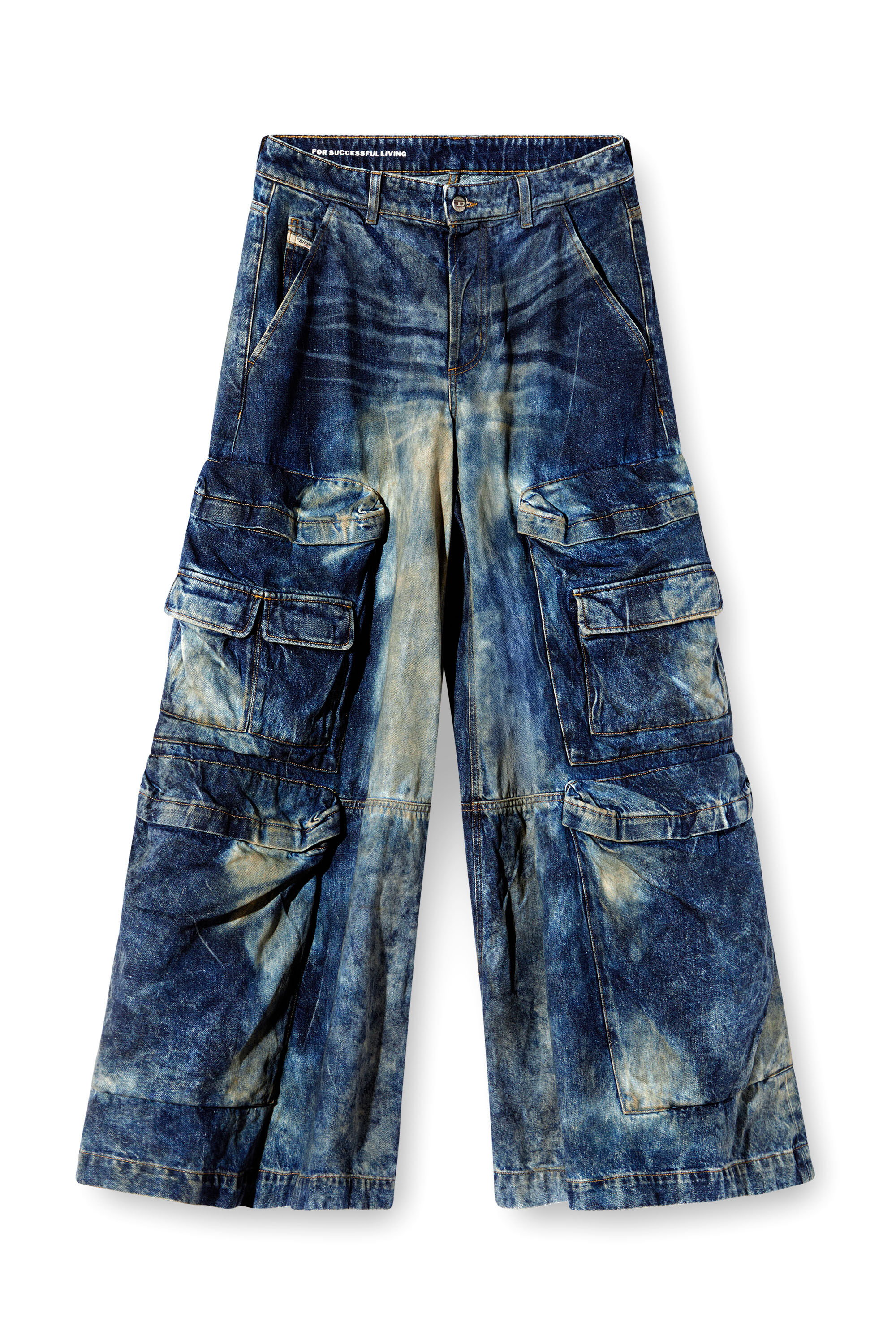 Diesel - Relaxed Jeans D-Giappo 0DBCW Unisex, Blu Scuro - Image 2