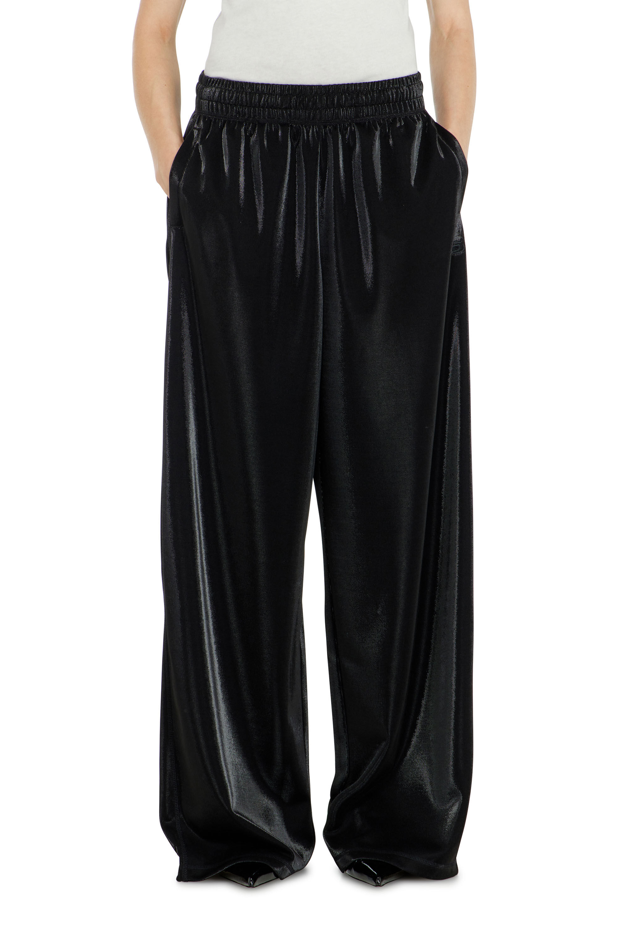 Diesel - P-ROSY, Pantaloni da tuta in piquet lucido Donna in ToBeDefined - 3