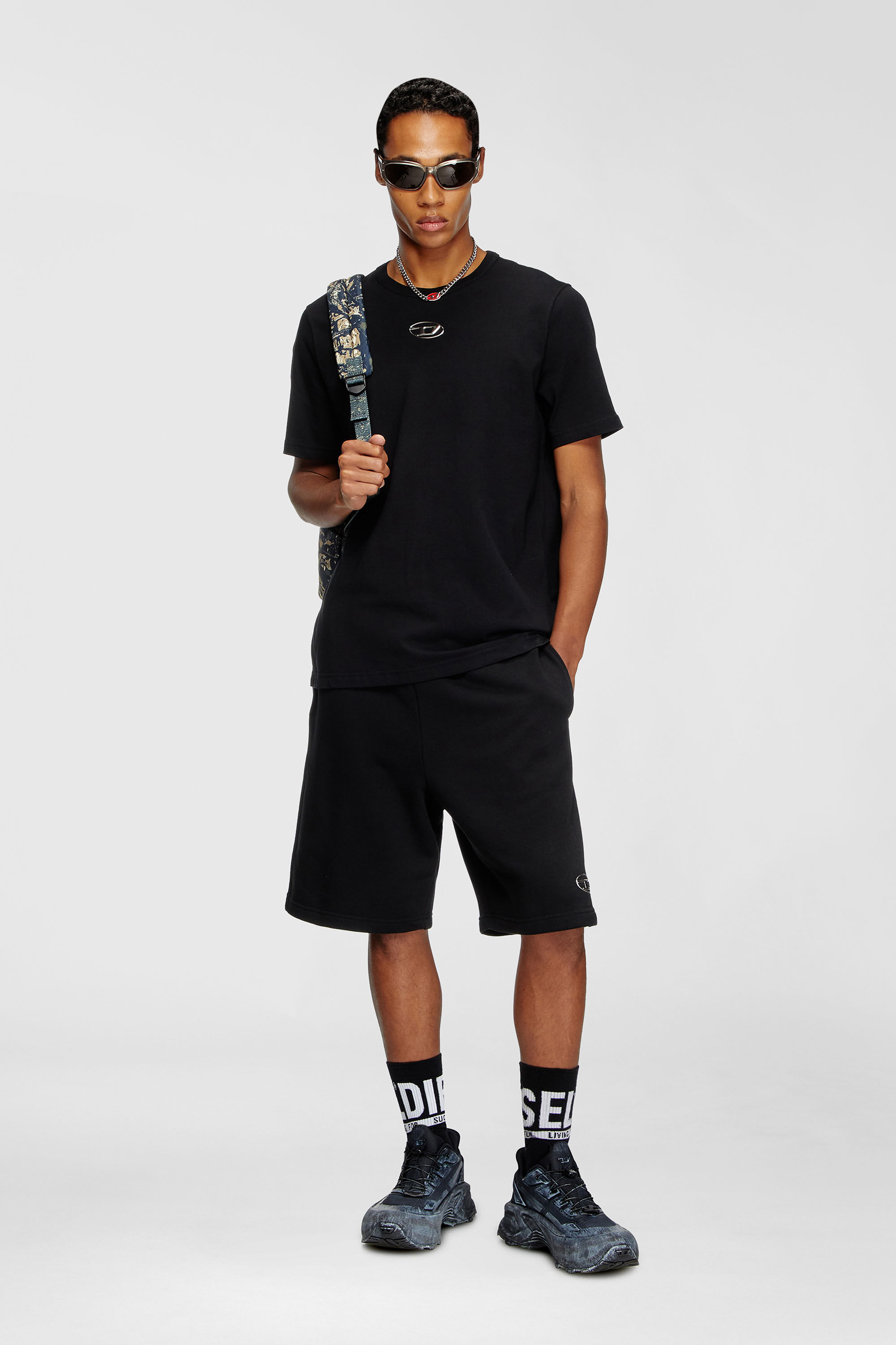 Diesel - SKM-RAY-THREEPACK, Set da tre calzini con logo sul polsino Uomo in Multicolor - 2