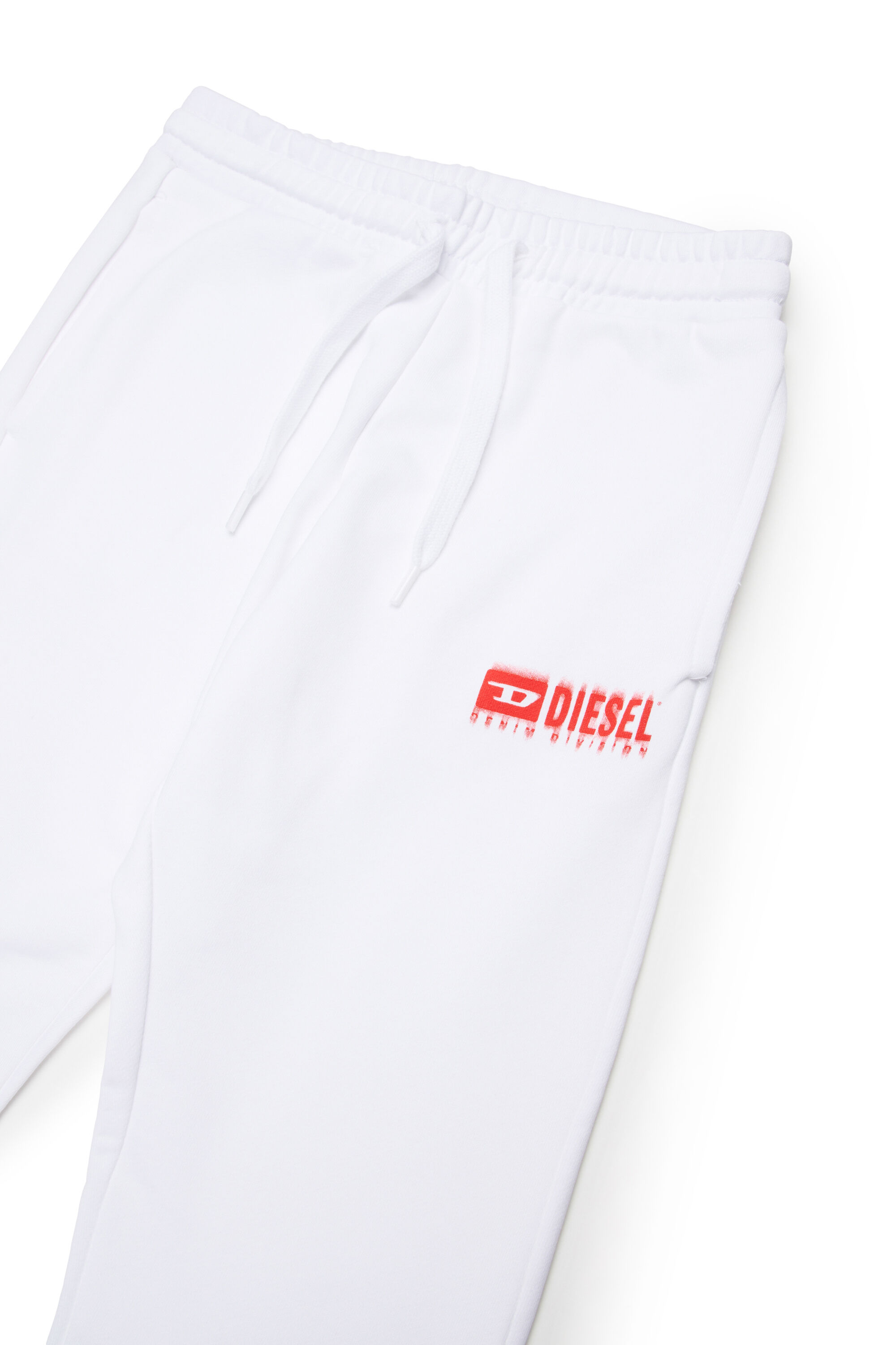 Diesel - PBASEL, Pantaloni tuta con logo dégradé Uomo in Bianco - 3