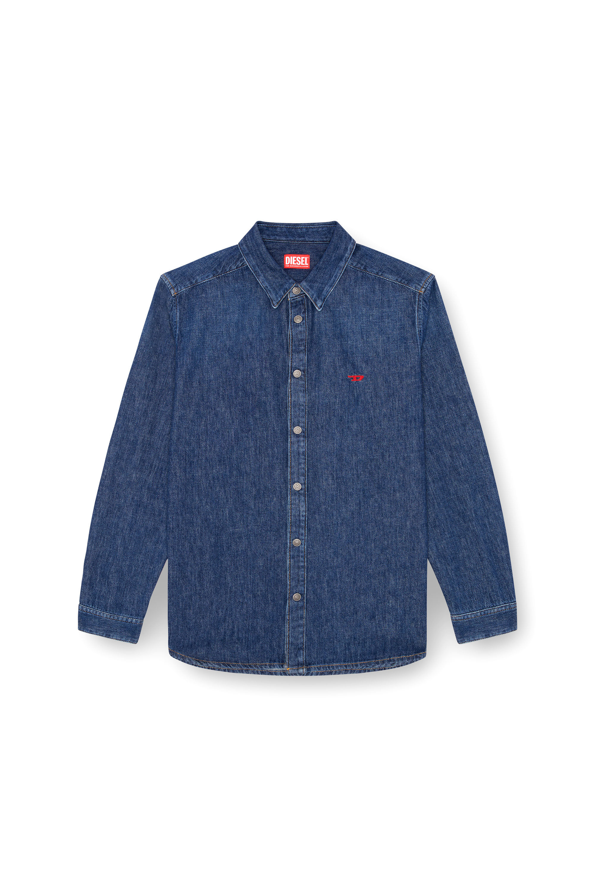 Diesel - D-SIMPLY, Camicia in denim Uomo in Blu - 2