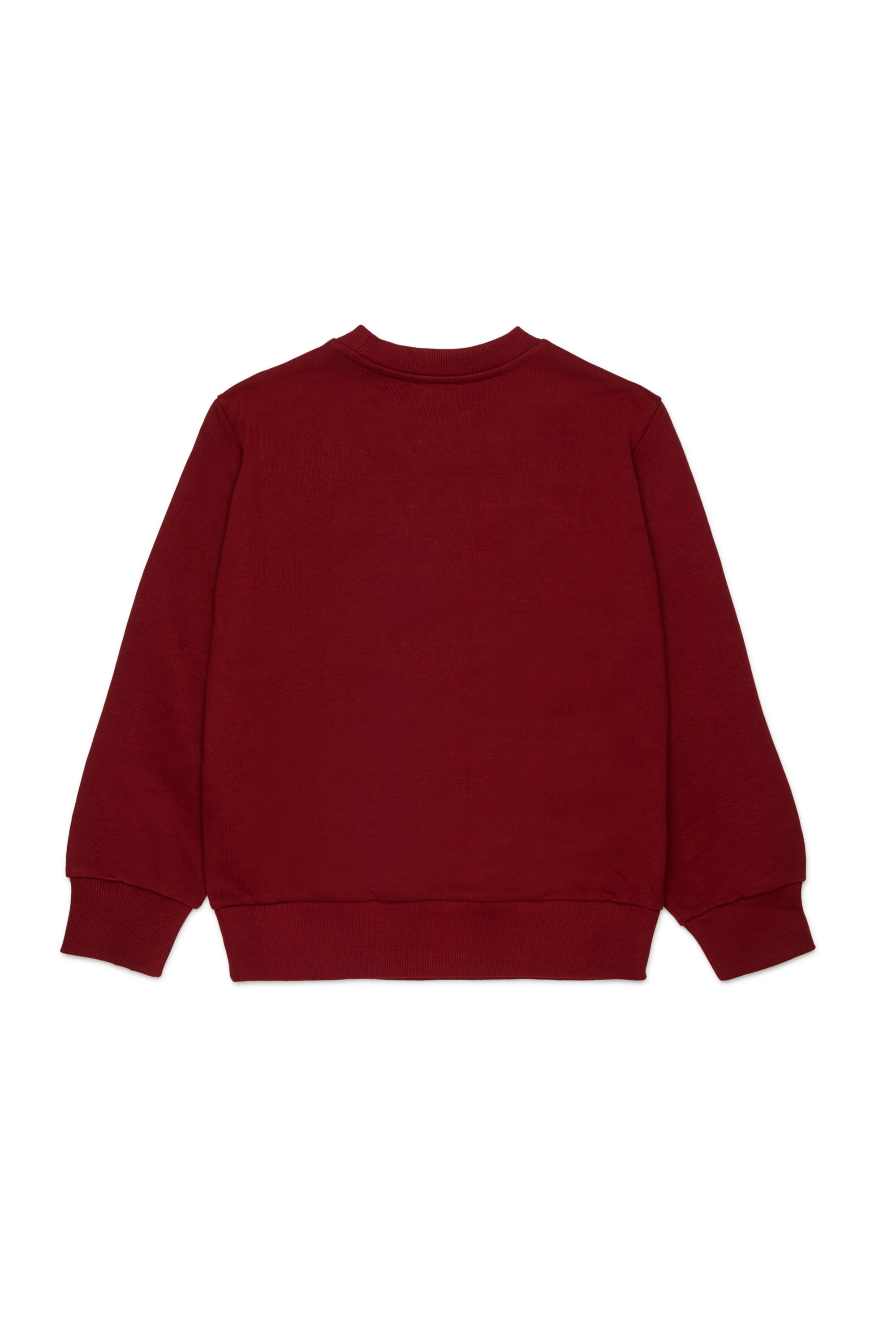 Diesel - SCIRCLE OVER, Felpa con stampa logo Uomo in Rosso - 2