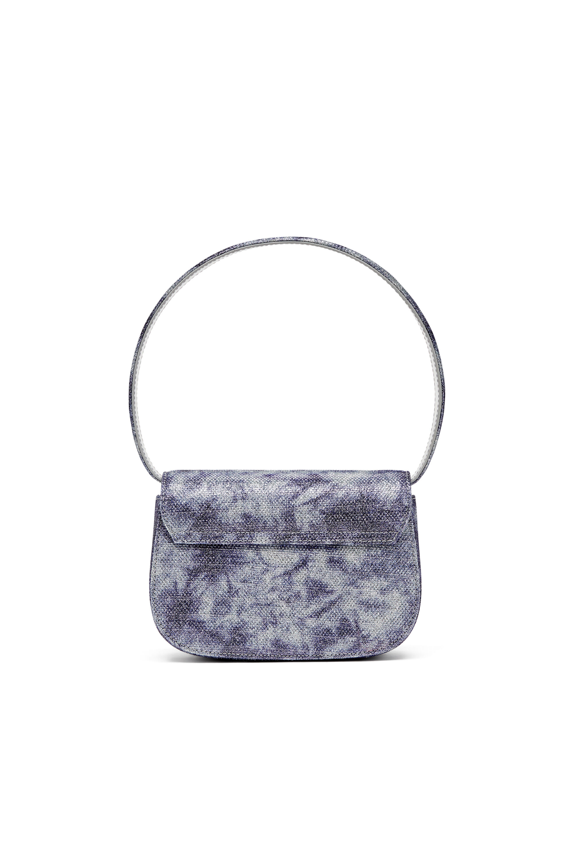Diesel - 1DR, 1DR-Iconica borsa a spalla in tessuto brillante Donna in Blu - 3