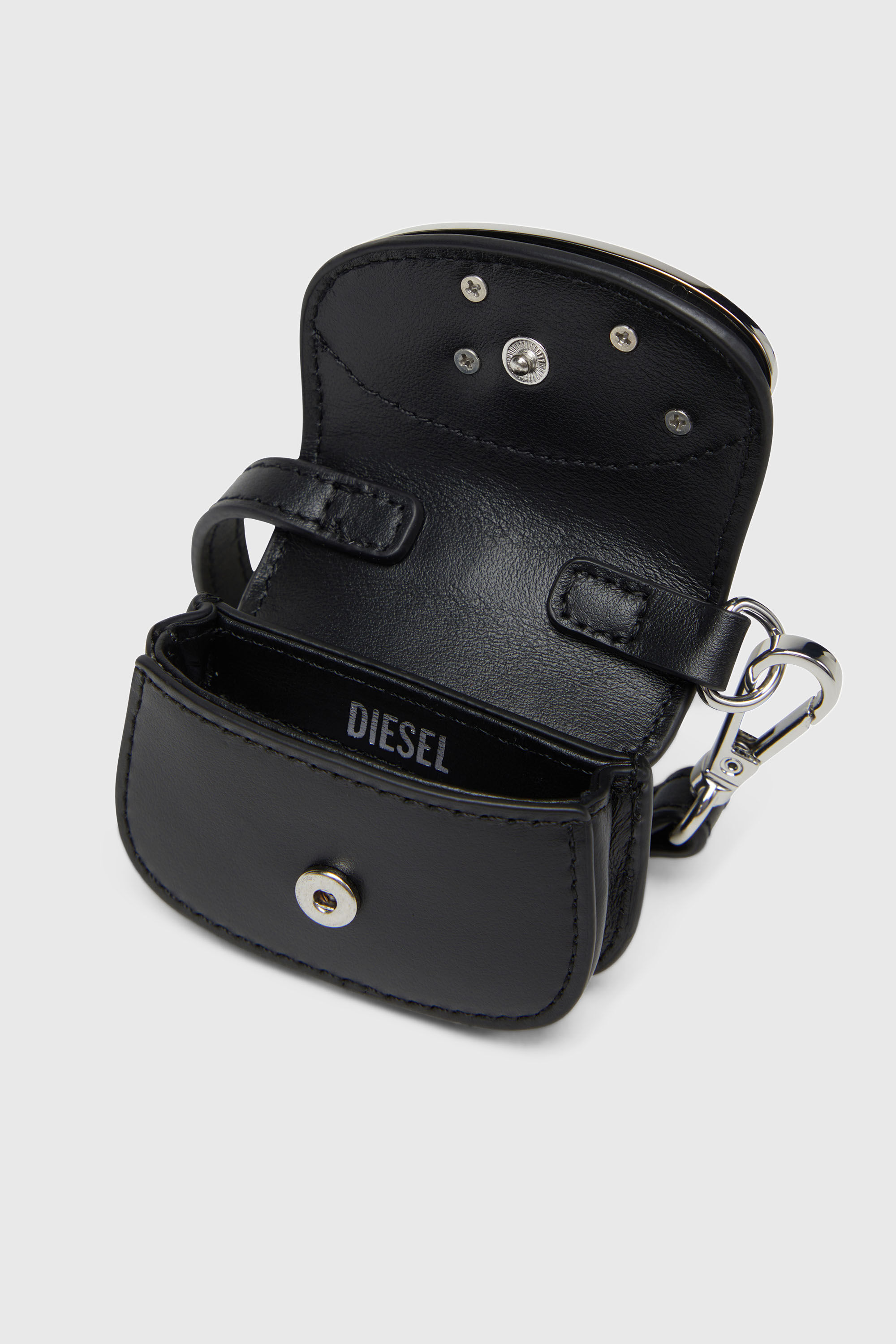 Diesel - 1DR MICRO, Charm per borsa in pelle Donna in Nero - 3