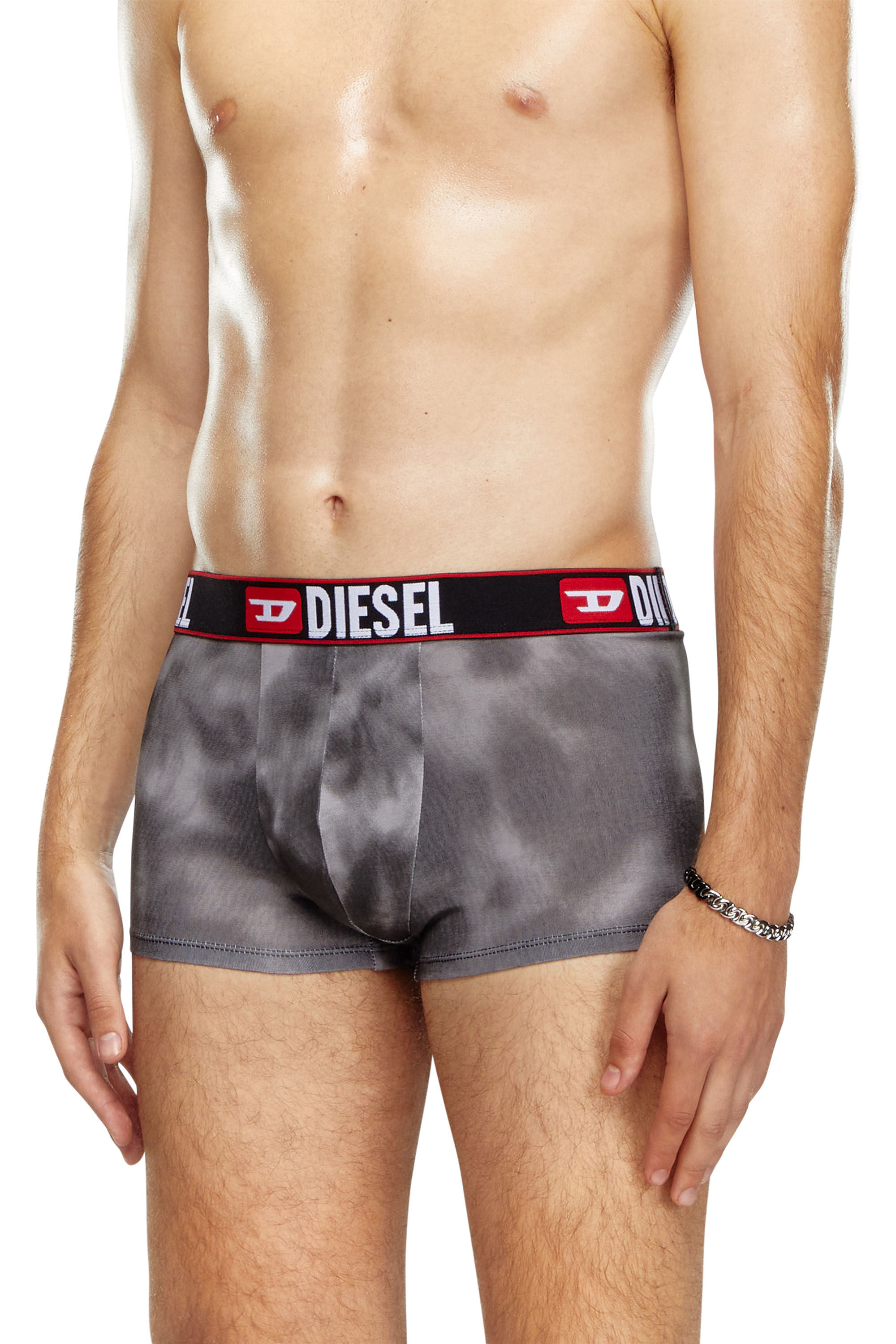 Diesel - UMBX-DAMIEN, Man's Boxer briefs with cloudy print in Black - 3