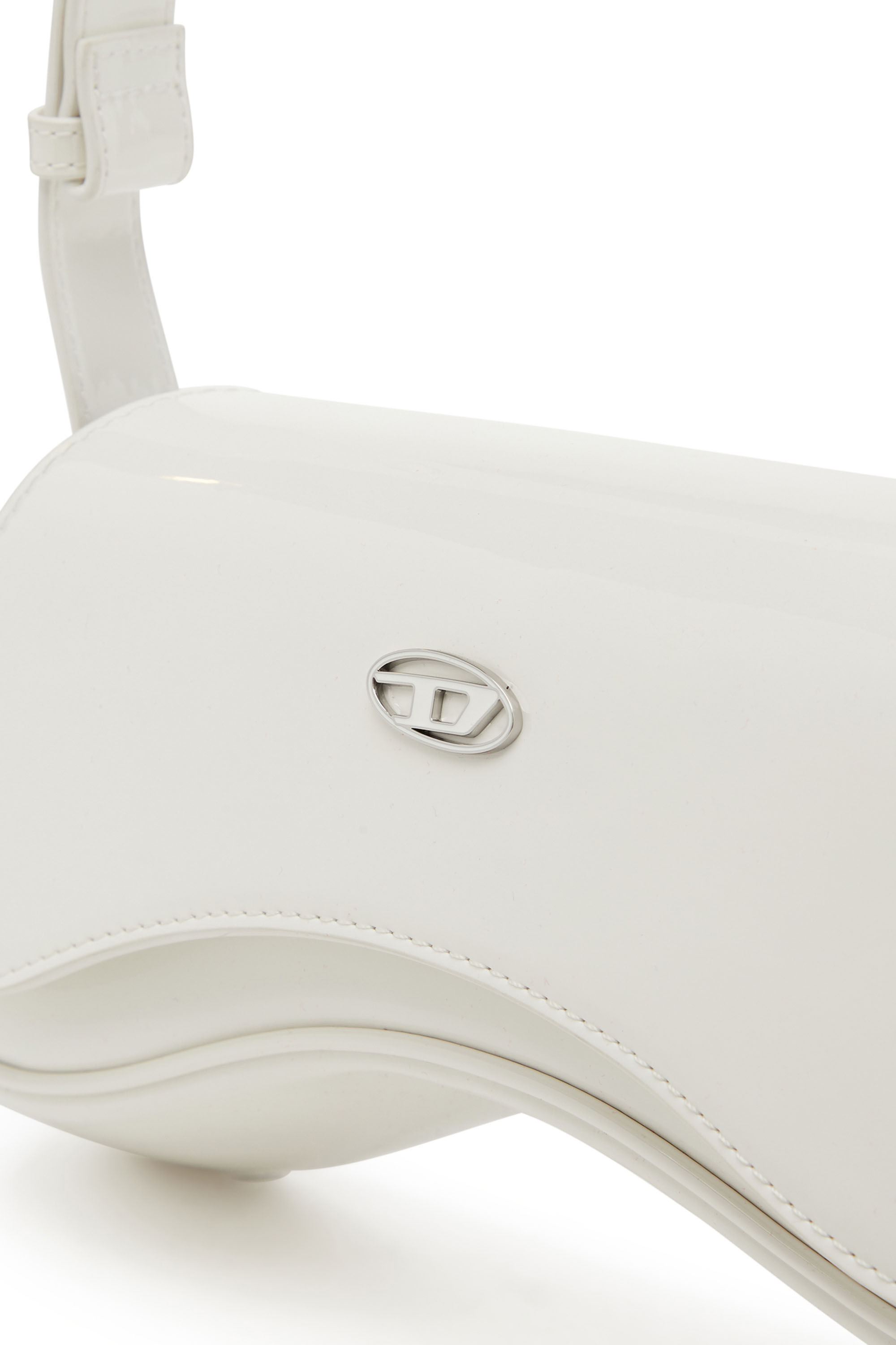 Diesel - PLAY CROSSBODY, Play-Borsa crossbody lucida Donna in Bianco - 2