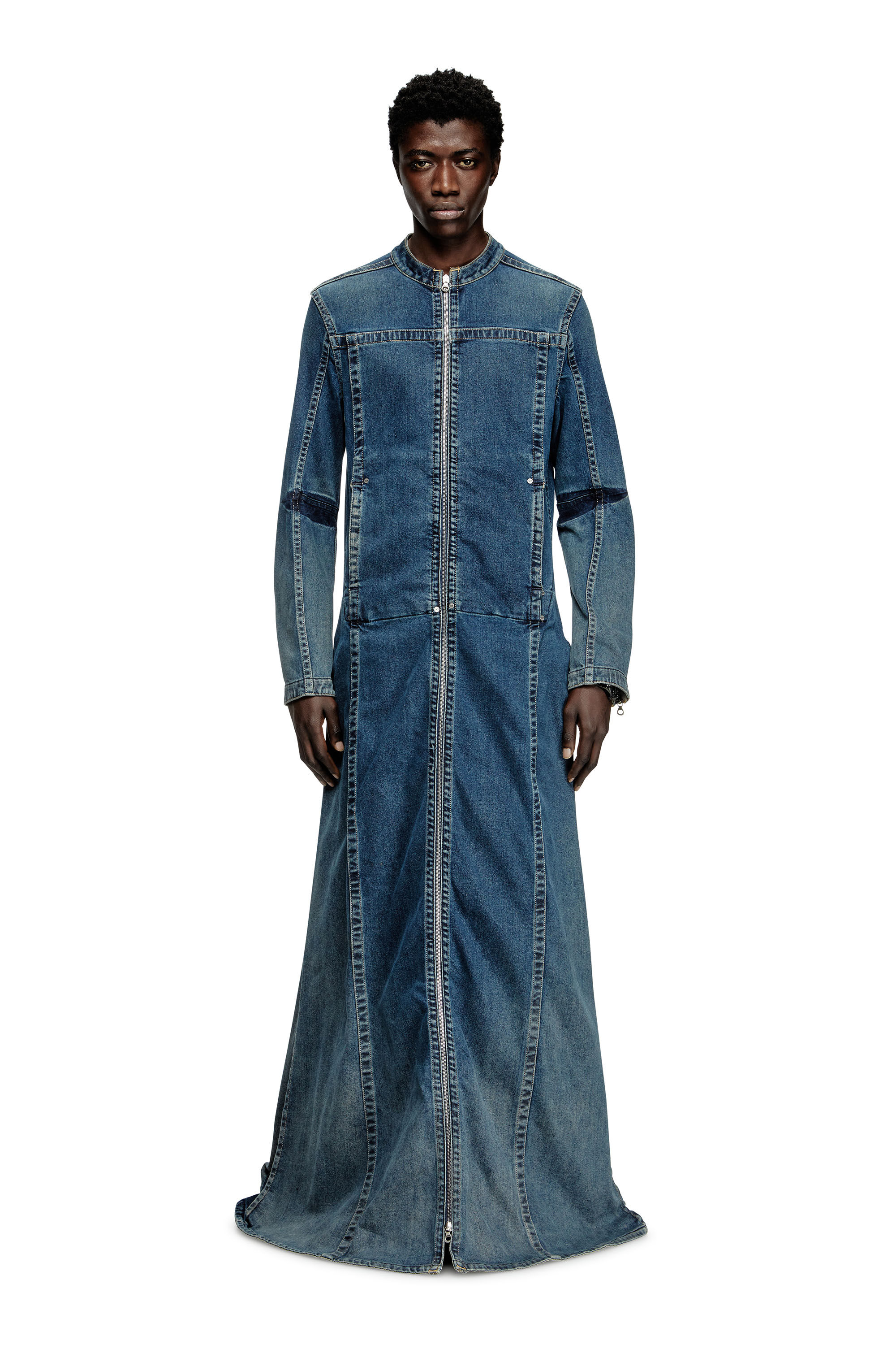 Diesel - D-JORGE-RE-FSG, Cappotto in denim Rehab Uomo in Blu - 1