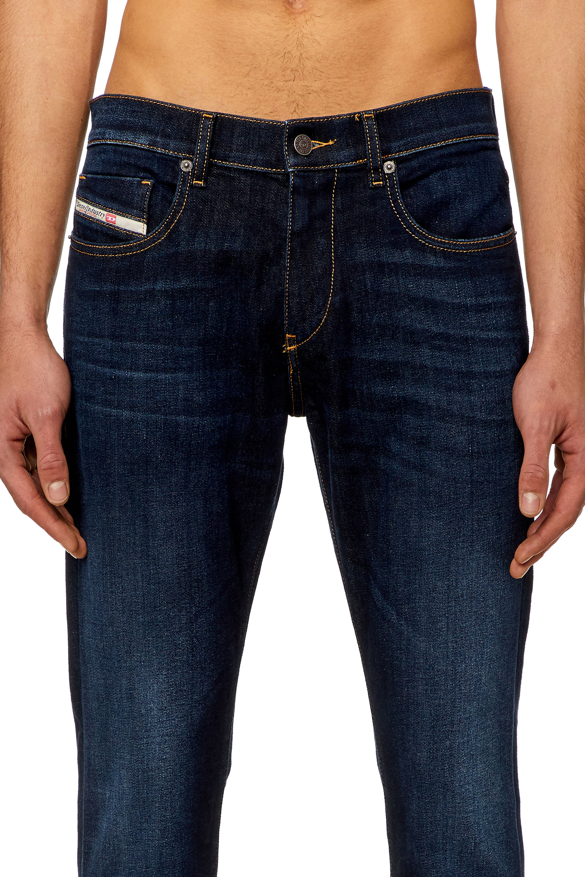 Diesel - Slim Jeans 2019 D-Strukt 009ZS, Blu Scuro - Image 5