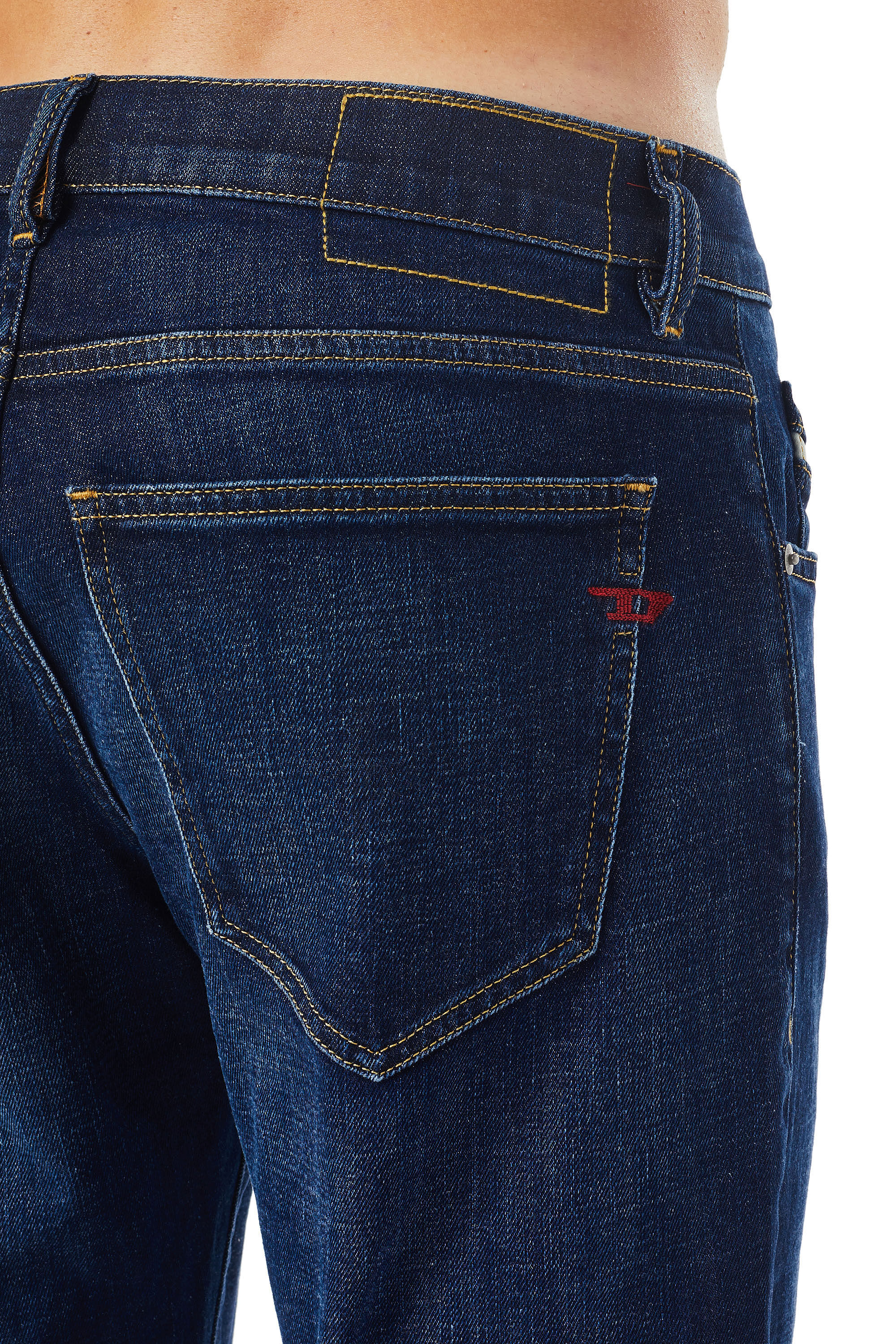 2019 D STRUKT Uomo jeans slim blu a vita media Diesel