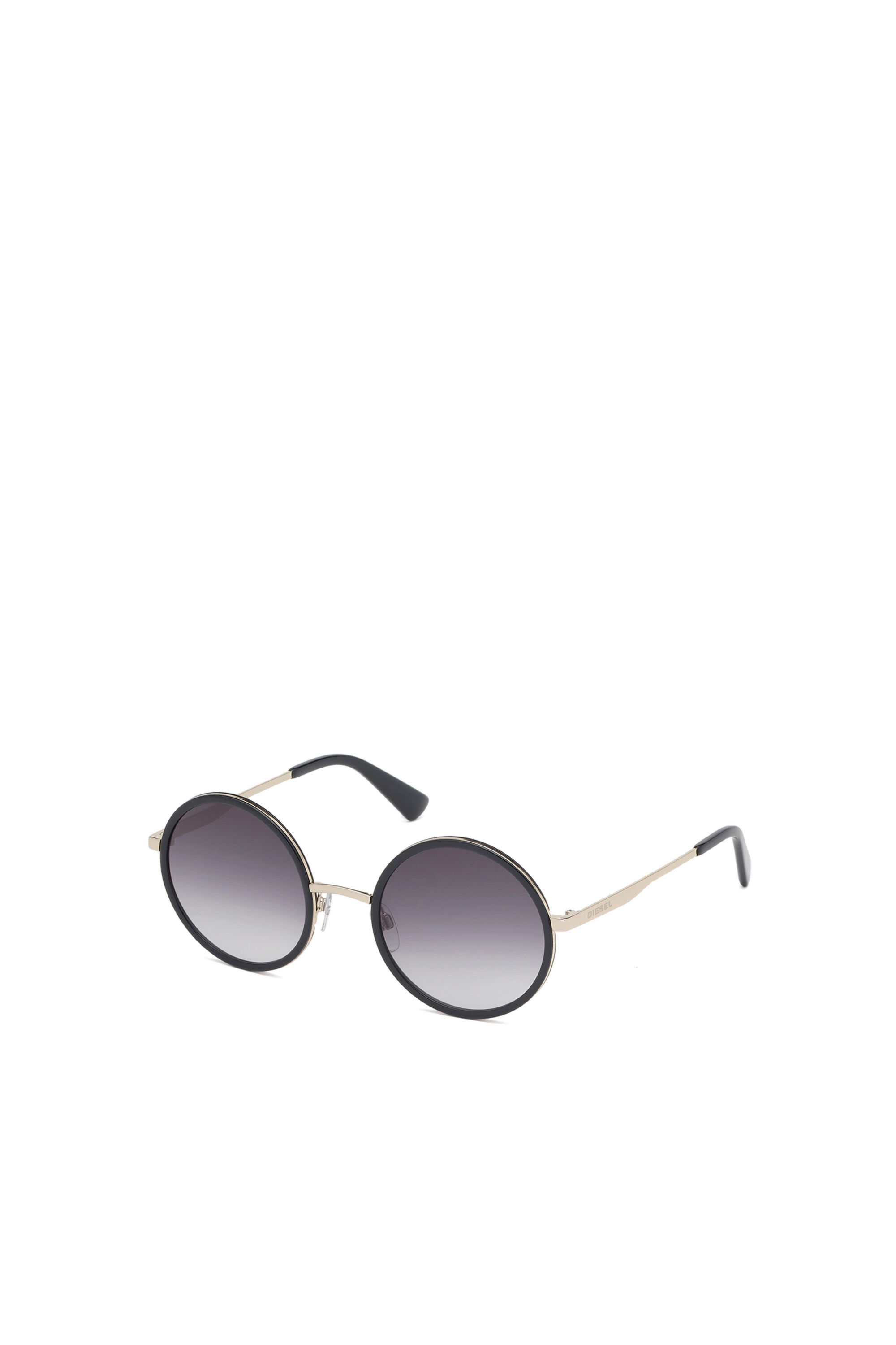 Diesel - DL0276, Occhiale  in acetato con forma arrotondata Donna in Nero - 2