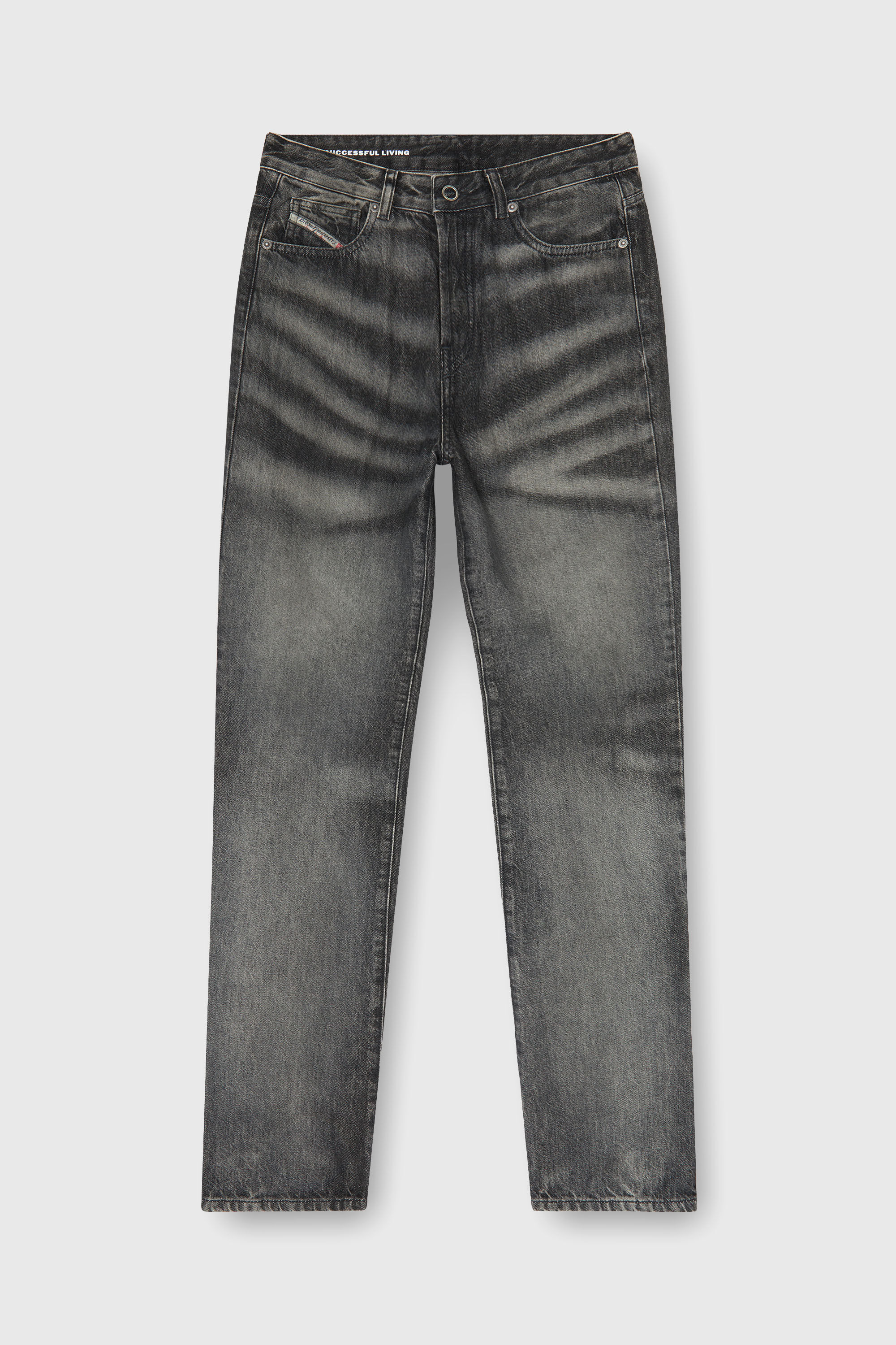 Diesel - Regular Jeans D-Heel 09R33 Donna, Nero/Grigio scuro - Image 6