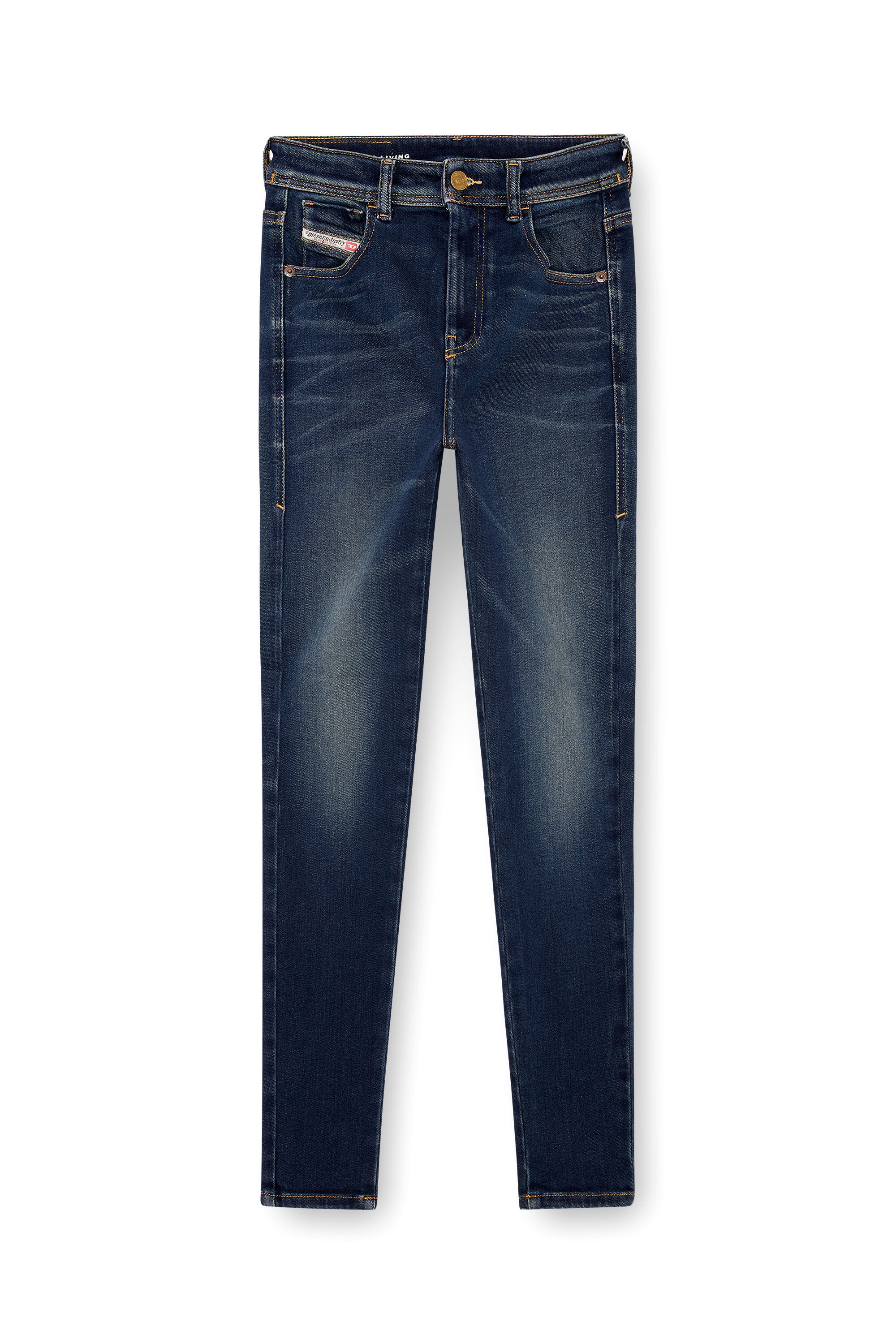 Diesel - Super skinny Jeans 1984 Slandy-High 09J11 Donna, Blu Scuro - Image 2