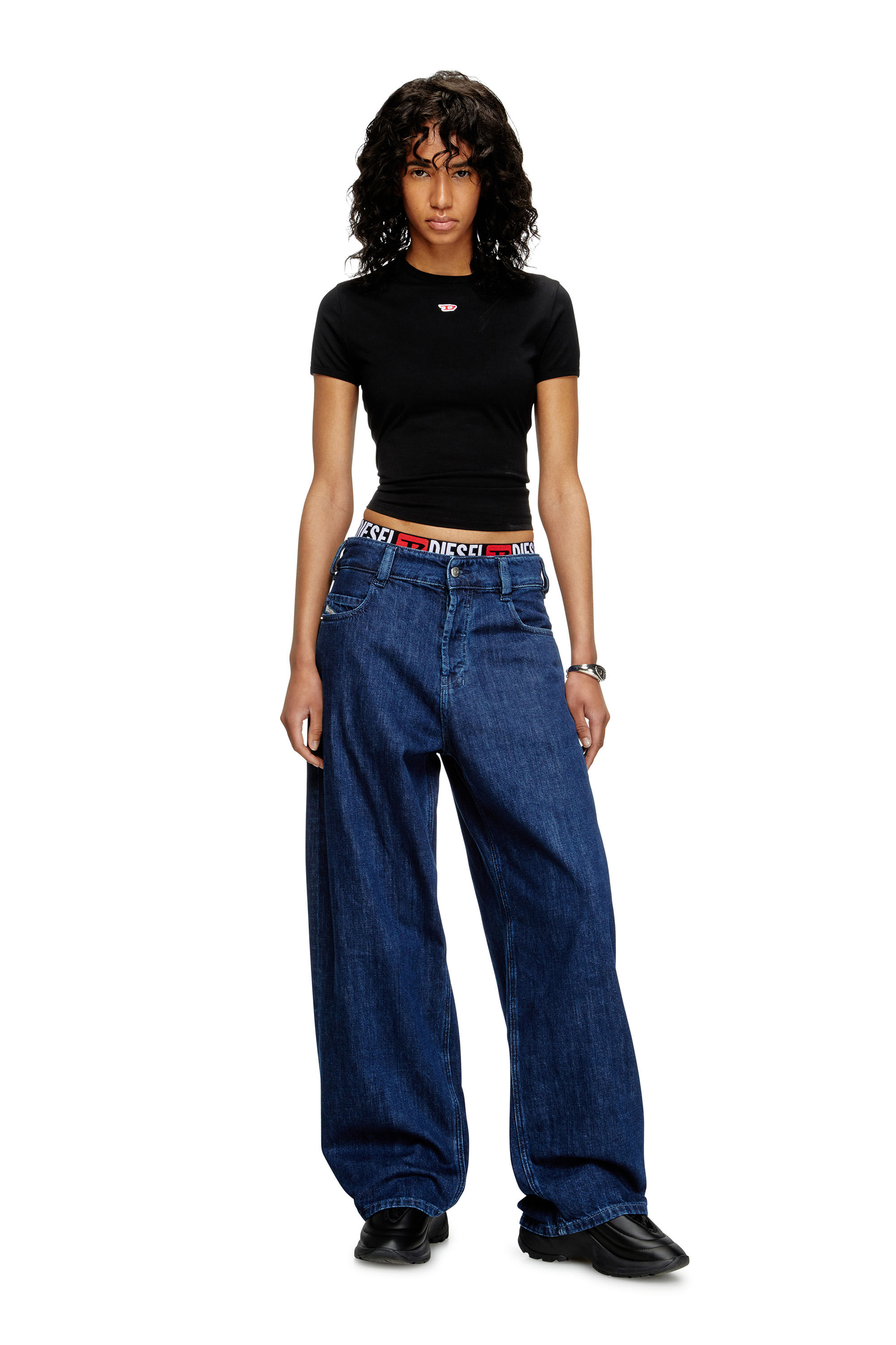 Women's Relaxed Jeans | Dark Blue | Diesel 1997 D-Enim-M