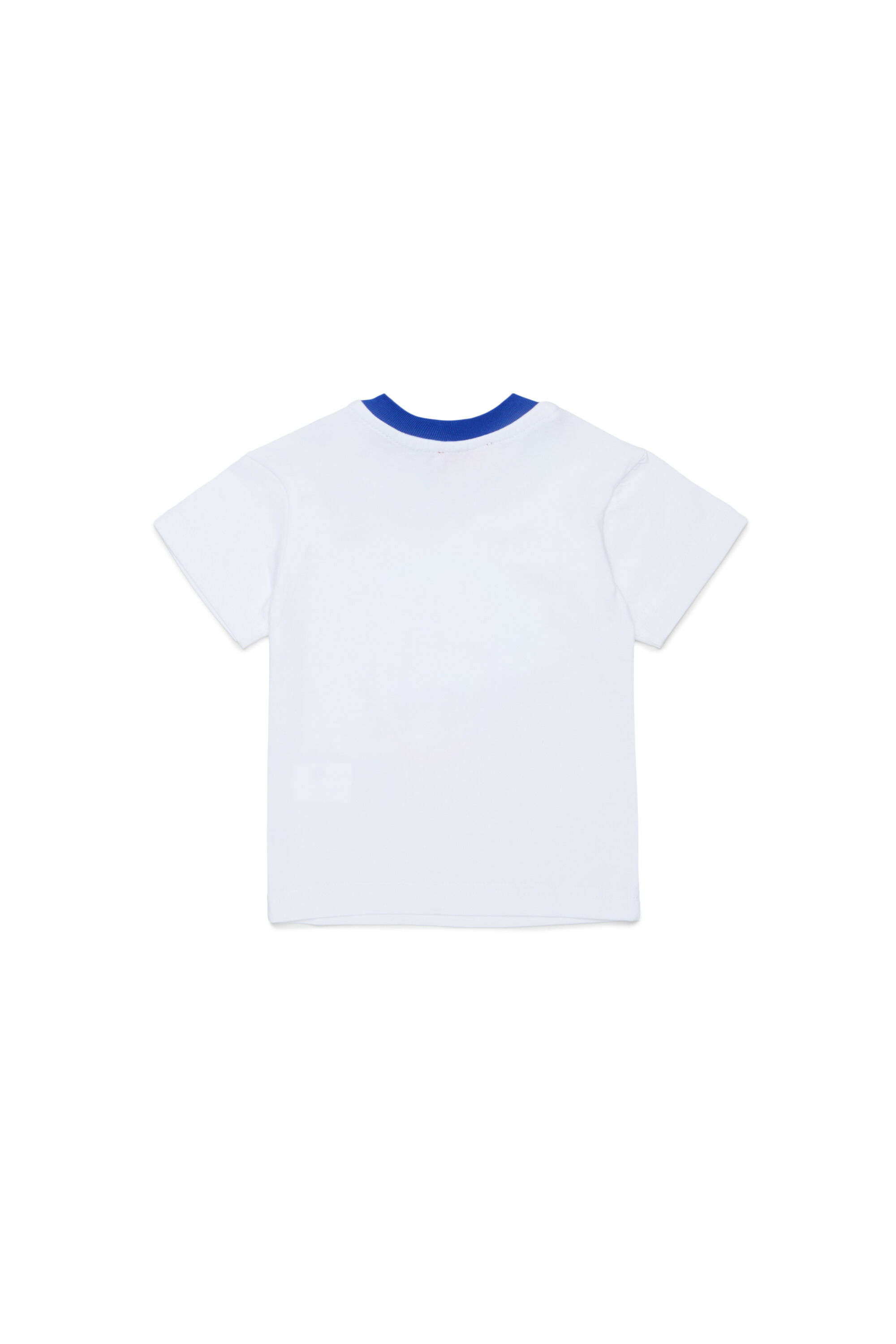 Diesel - TOKEYB, T-shirt in cotone con stampa scimmia Uomo in Bianco - 2