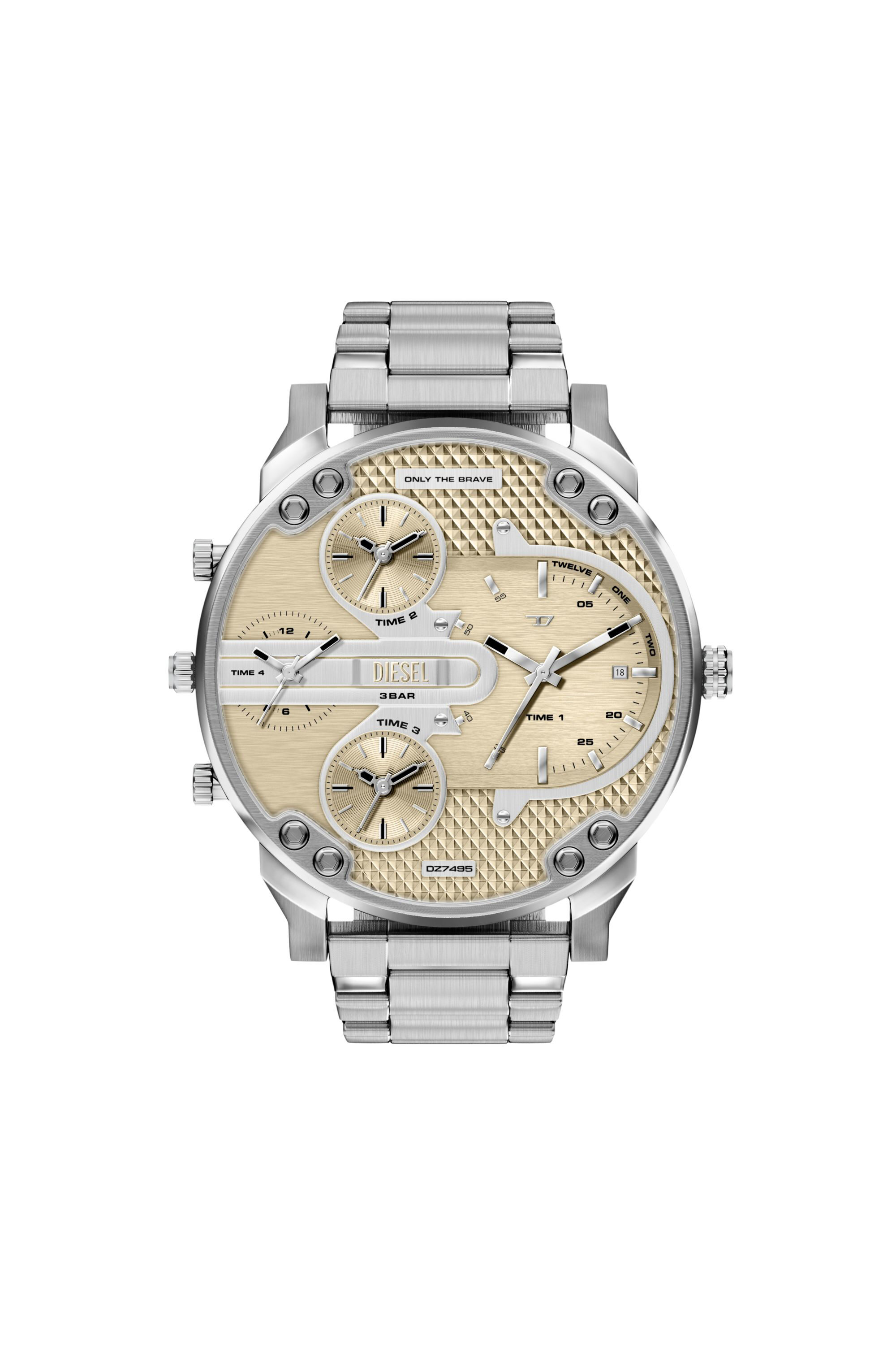 Diesel - DZ7495 WATCH, Orologio Mr. Daddy Slim in Acciaio Inox Uomo in Argento - 1