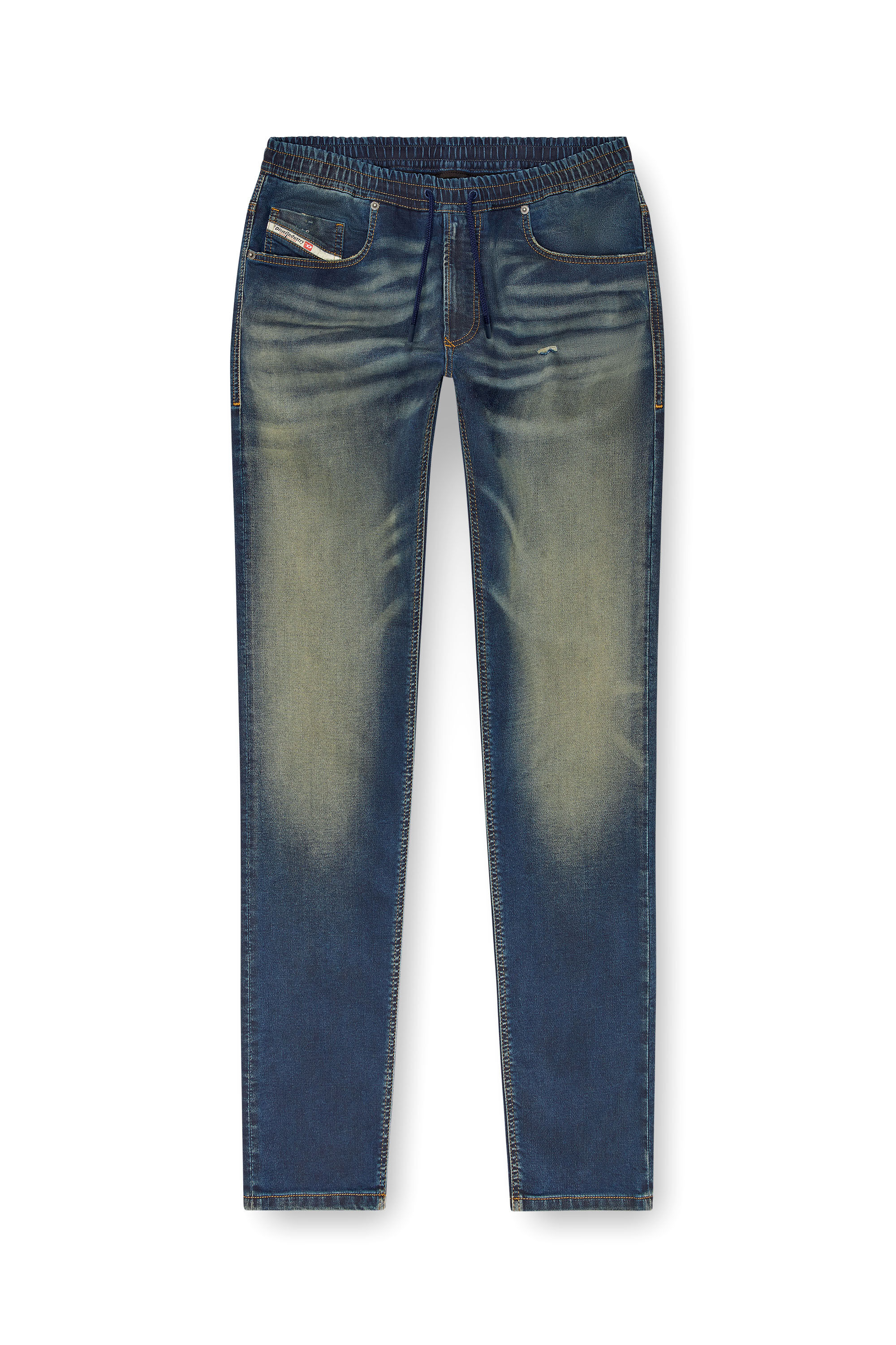 Diesel - Uomo Tapered 2030 D-Krooley Joggjeans® 09J34, Blu Scuro - Image 2