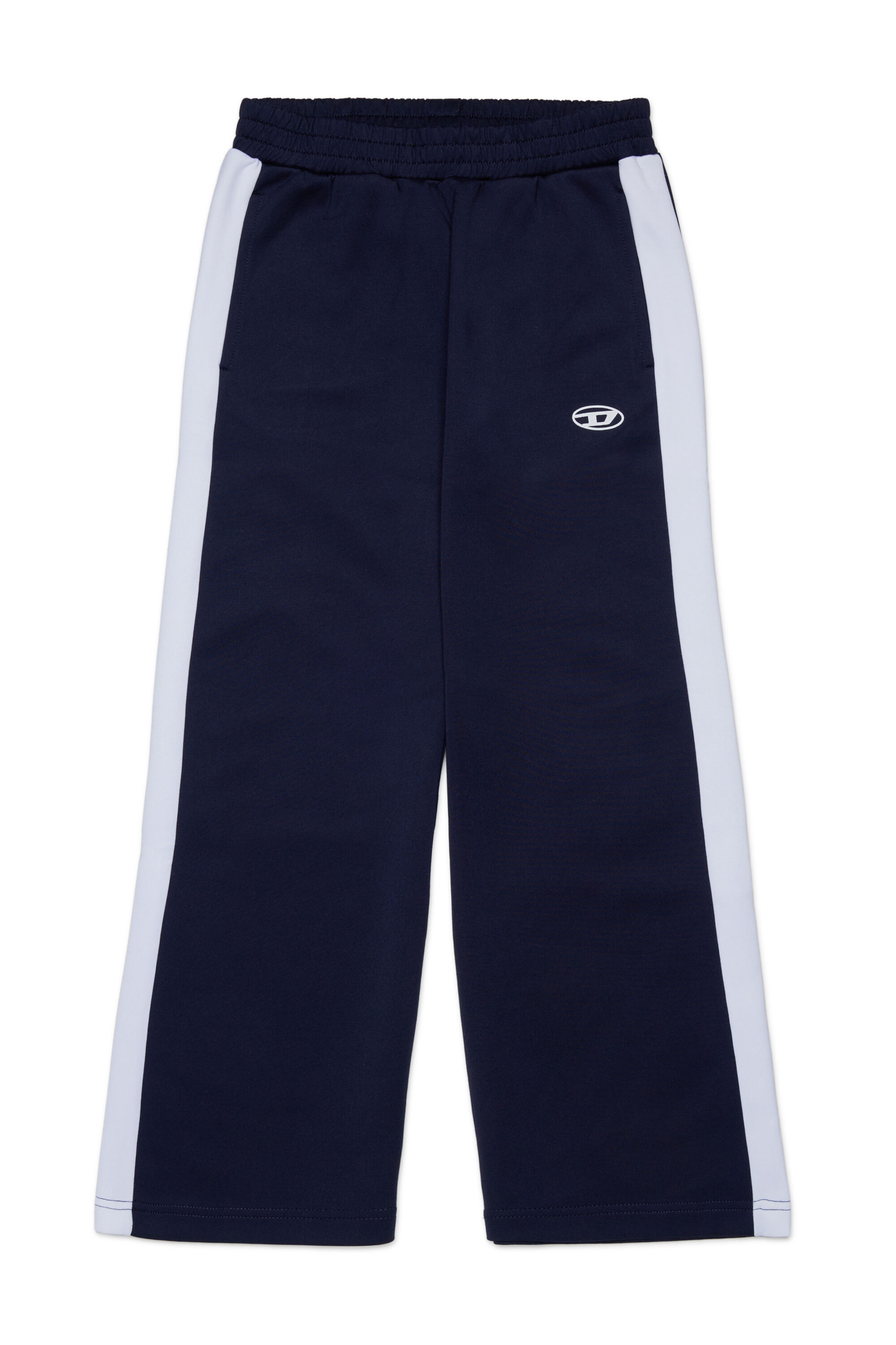 Diesel - PBOS, Pantaloni da tuta con bande laterali Uomo in Blu - 1
