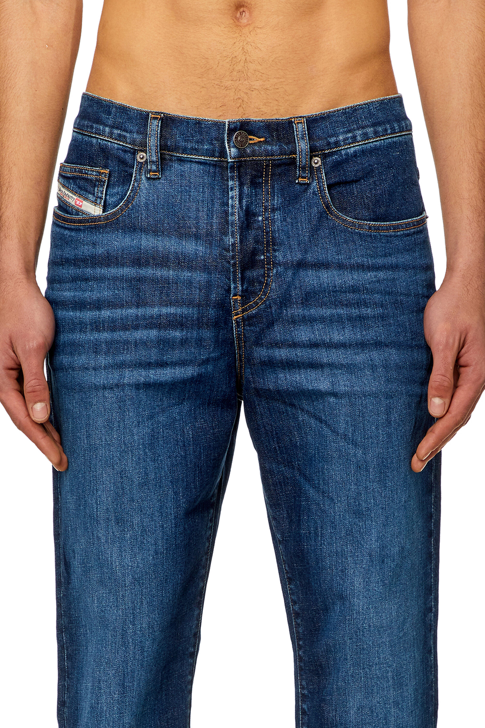 VIP【関税送料無料】希少 DIESEL BLUE COTTON DENIM JEANS Diesel boy jeans in stretch cotton with rips j00810kxbki