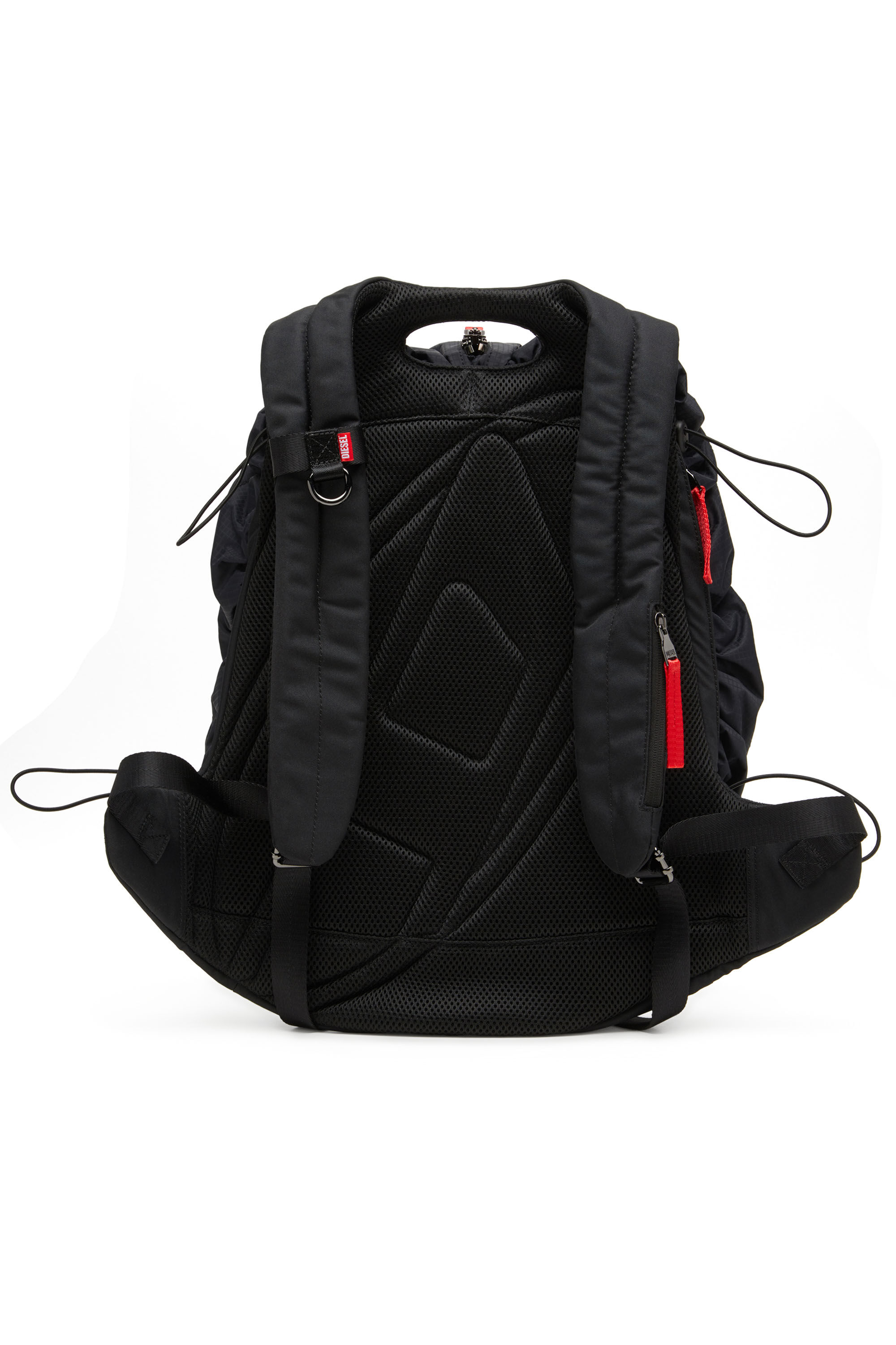 Diesel - ZIP-D BACKPACK X, Zip-D-Zaino in shell jacquard Uomo in Nero - 3
