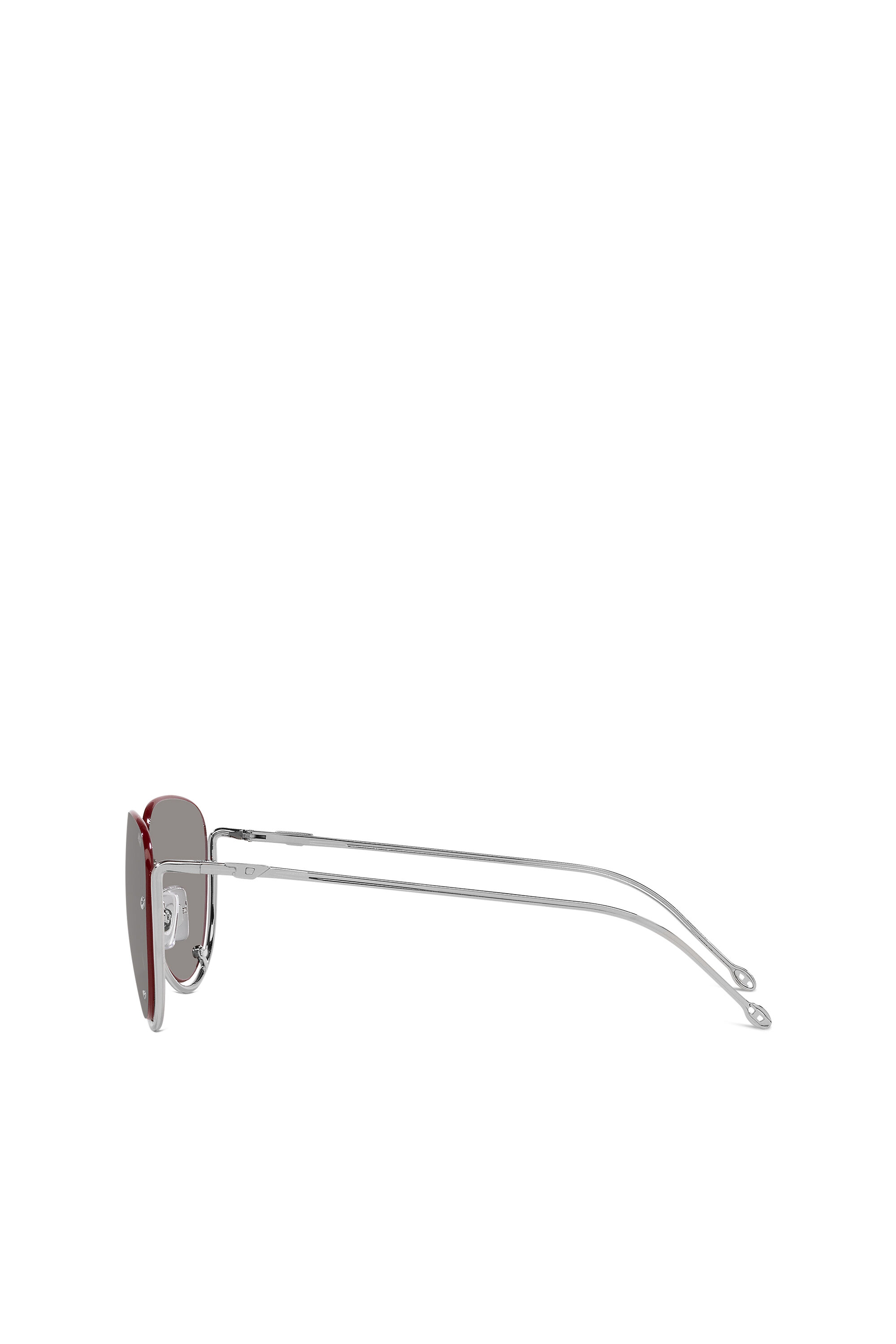 Diesel - 0DL1003, Occhiali da sole pilot Unisex in Argento - 4